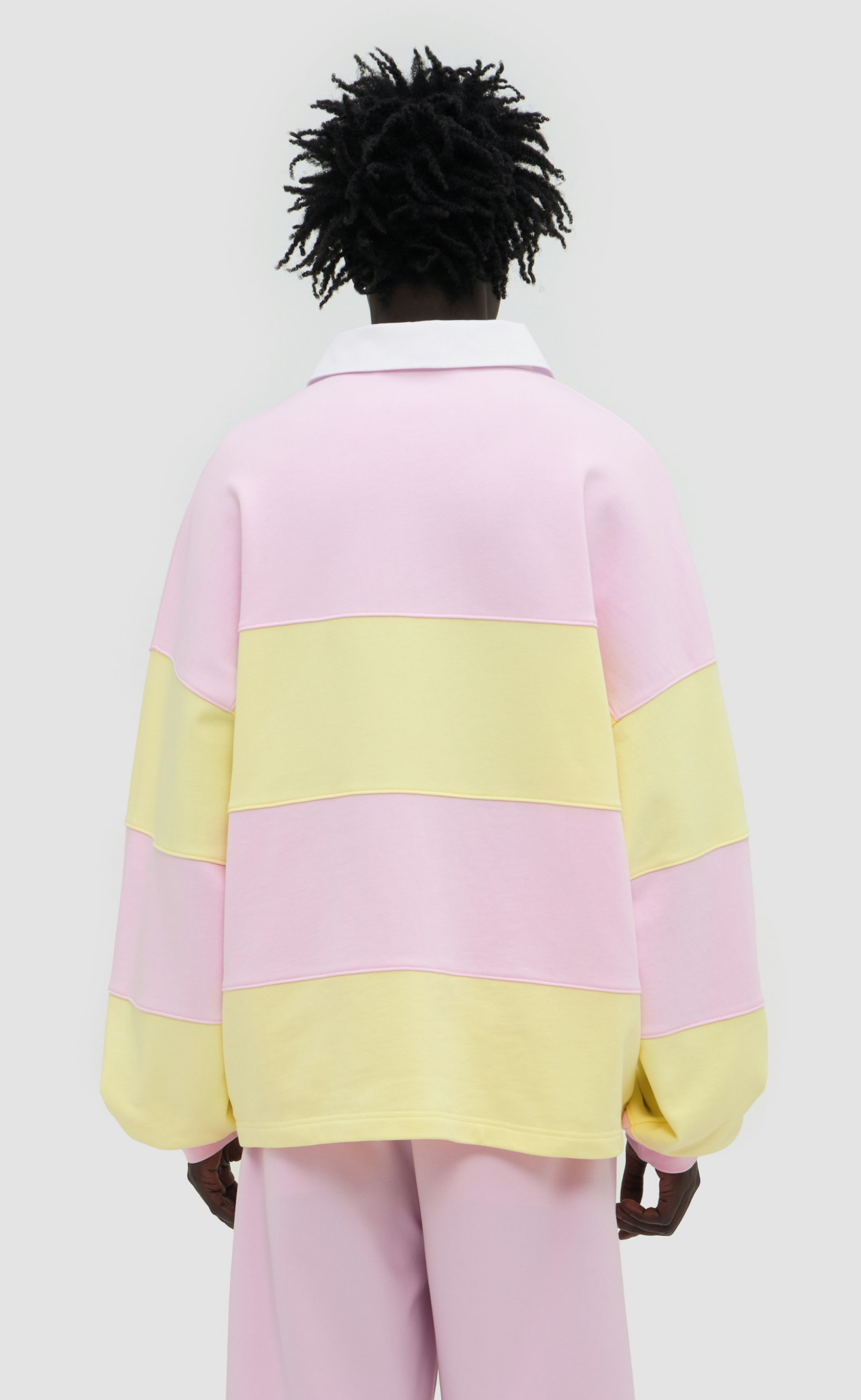 GERI POLO PINK TULLE SWEATER