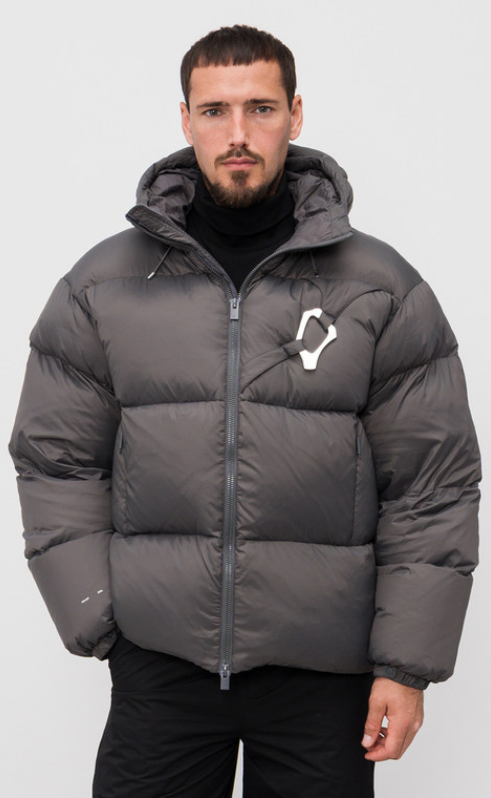 LUMEN DOWN PUFFER DARK GREY JACKET