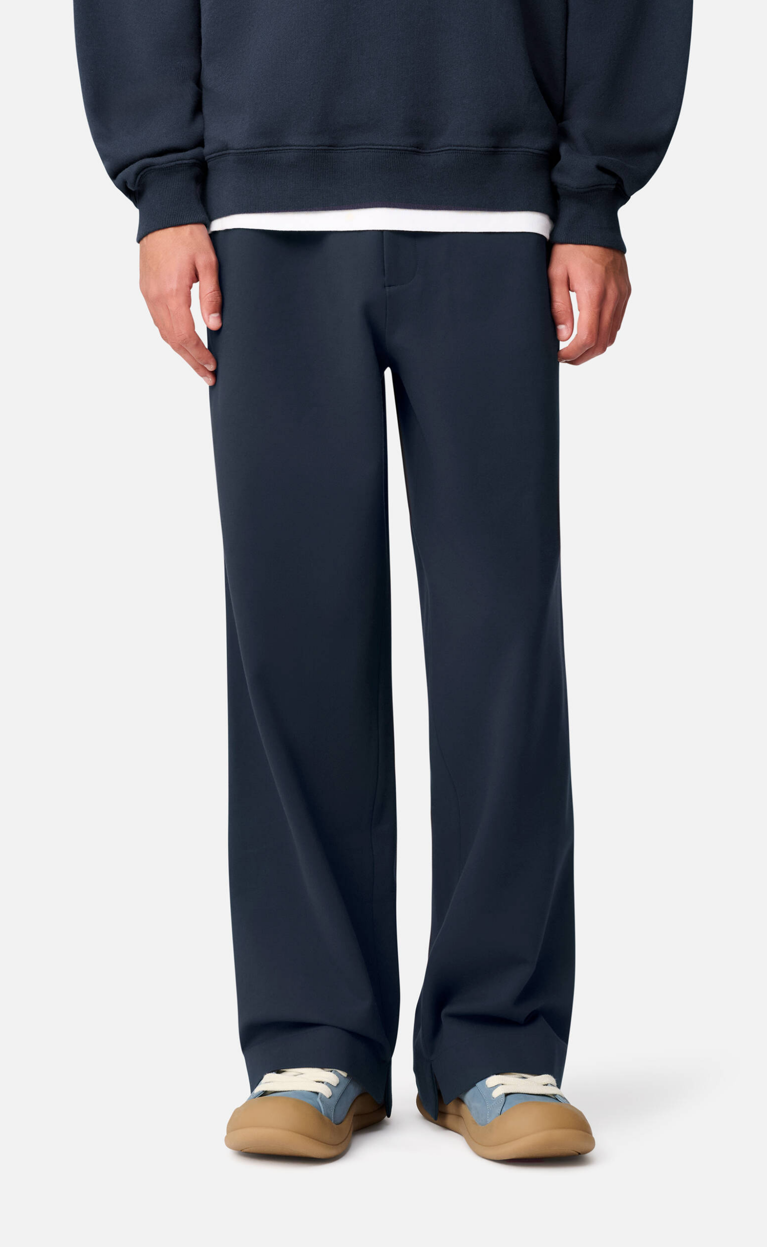 SHAW NAVY TRACK PANTS
