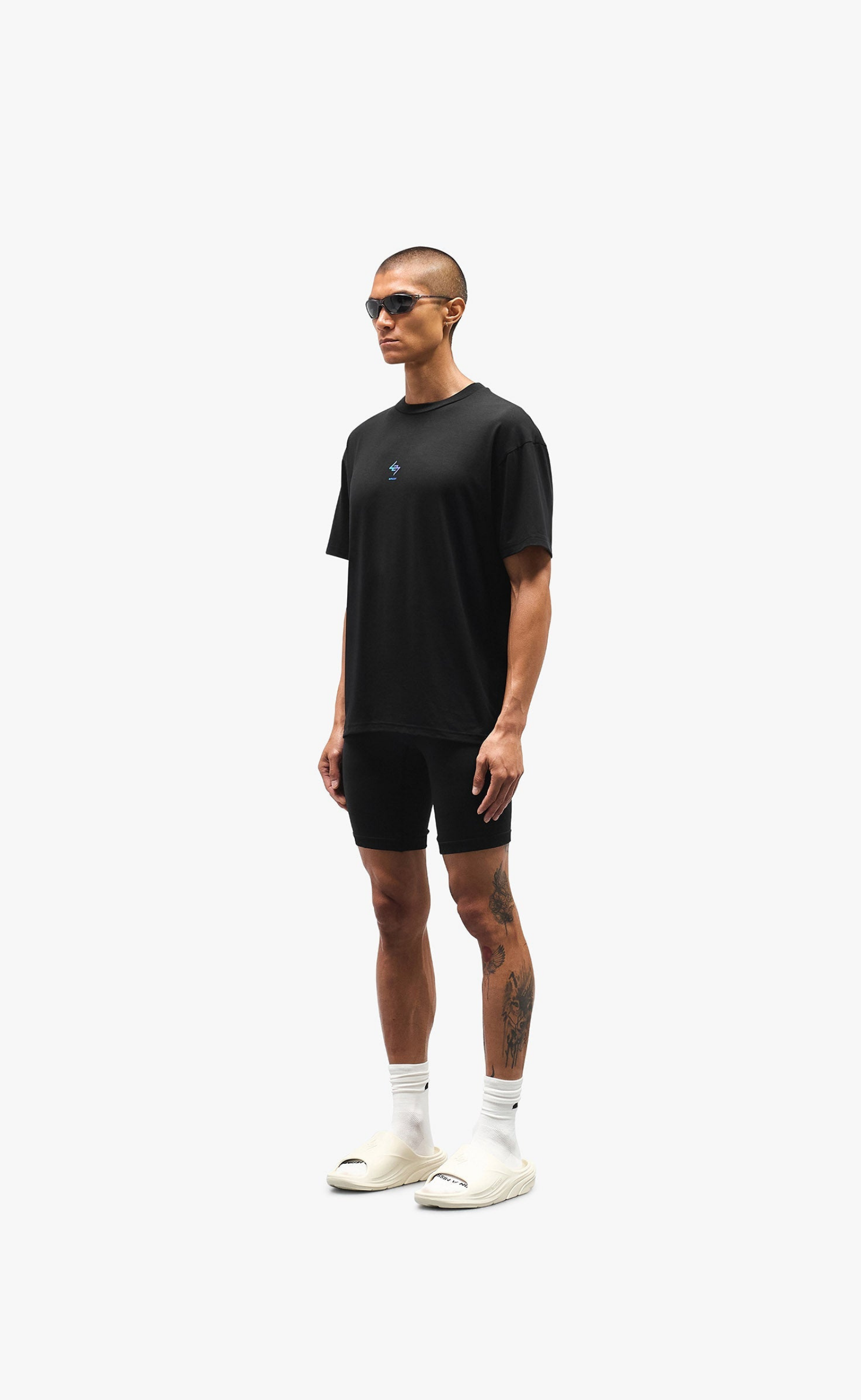 247 OVERSIZED BLACK PURPLE T-SHIRT