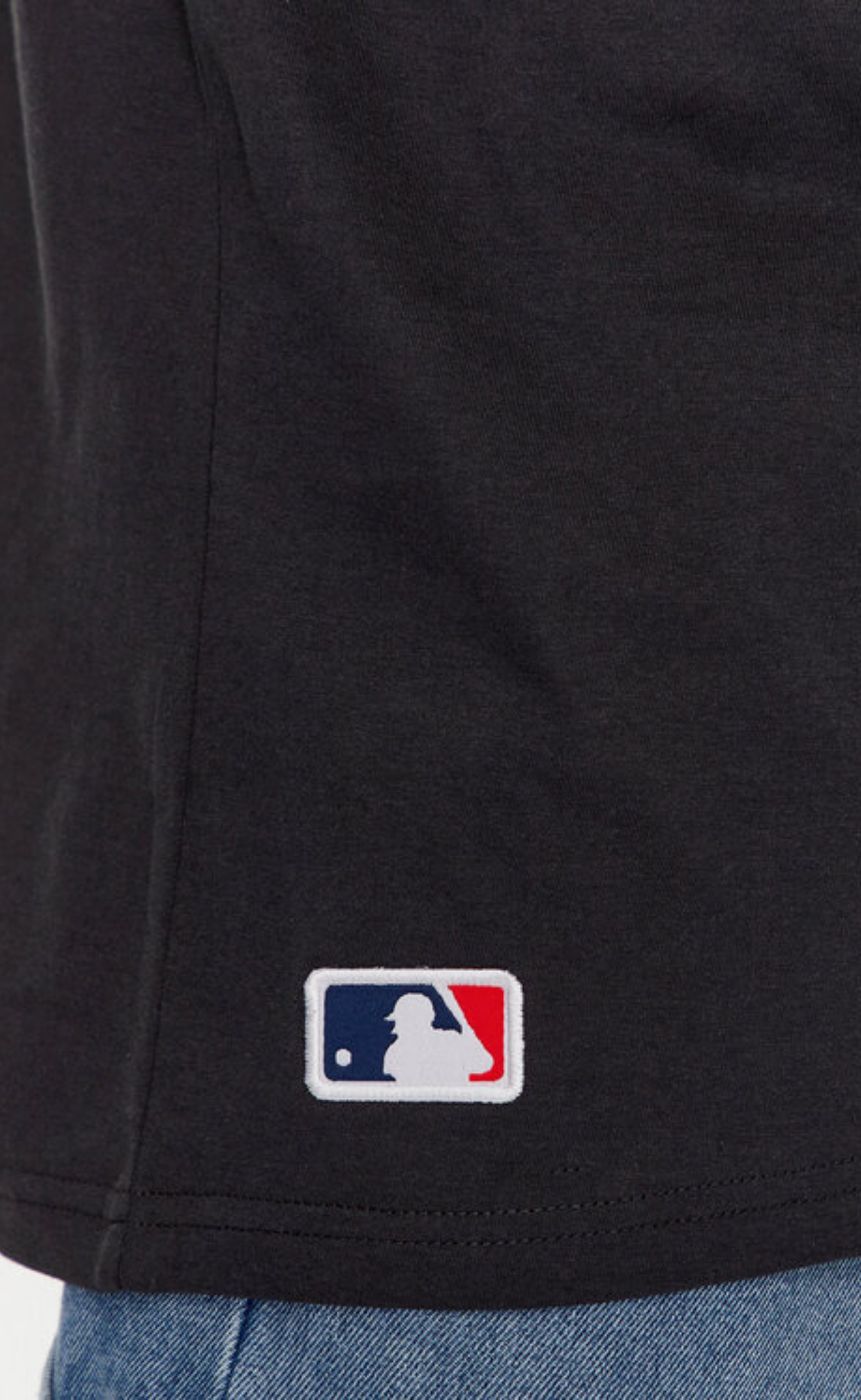 NEW YORK YANKEES MLB ESSENTIALS LC OS BLACK T-SHIRT