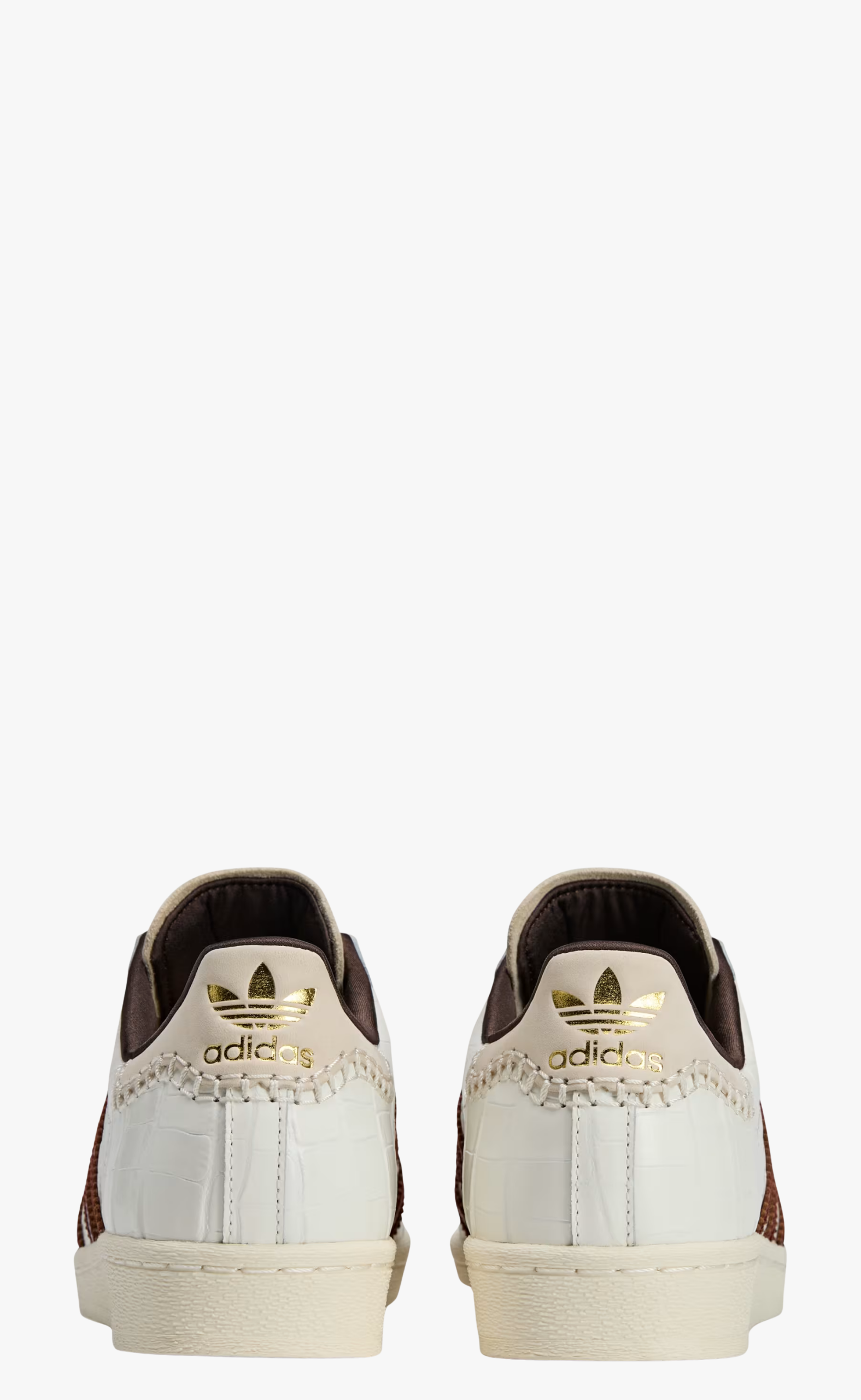 WB SUPERSTAR WHITE BROWN SNEAKER