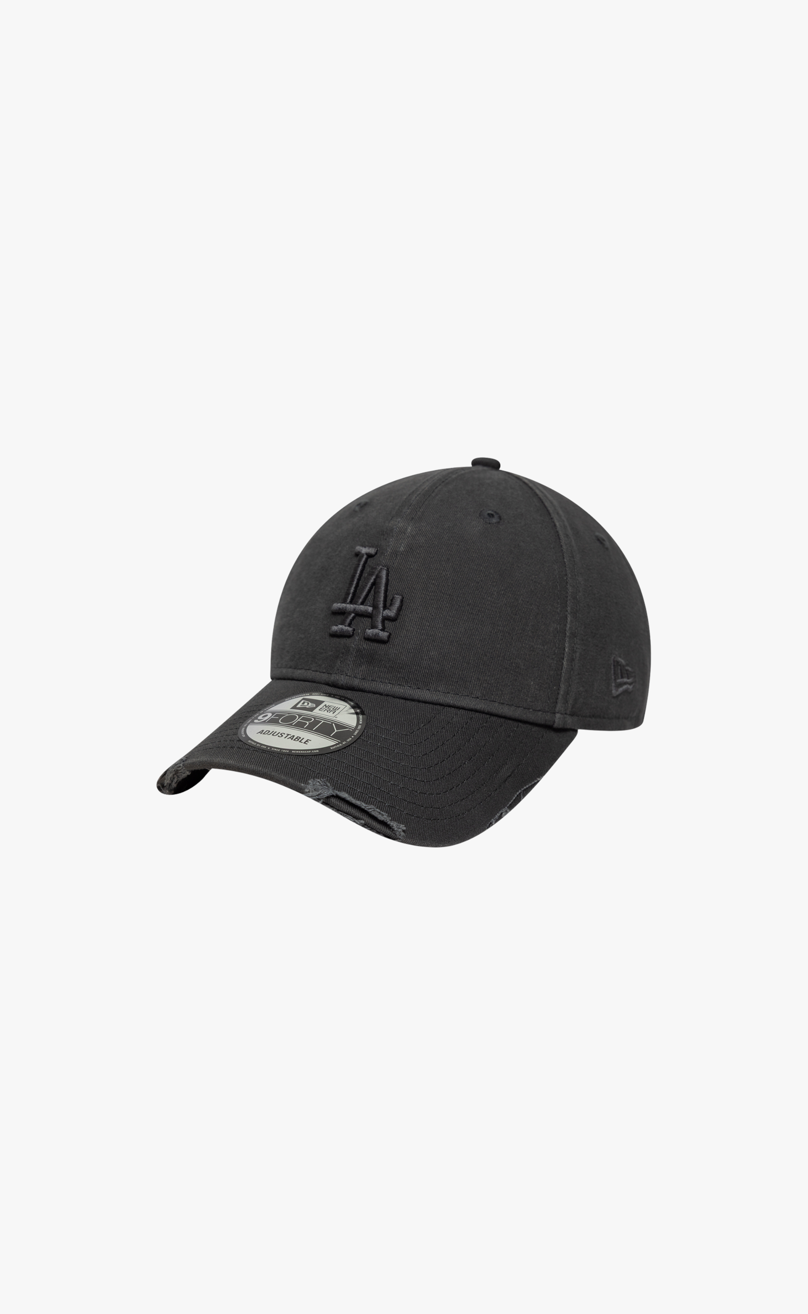 LOS ANGELES DODGERS WASH DISTRESS 9FORTY CHARCOAL HAT