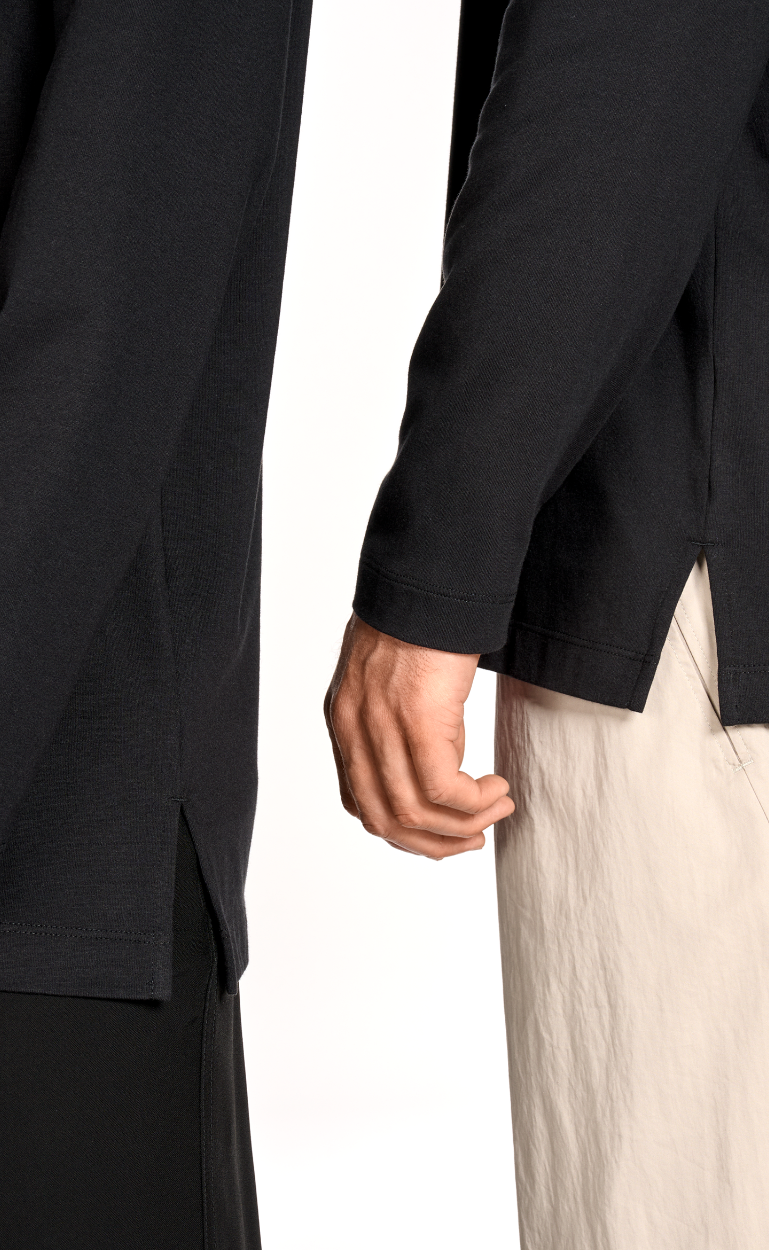 Y-3 LOGO BLACK LONGSLEEVE