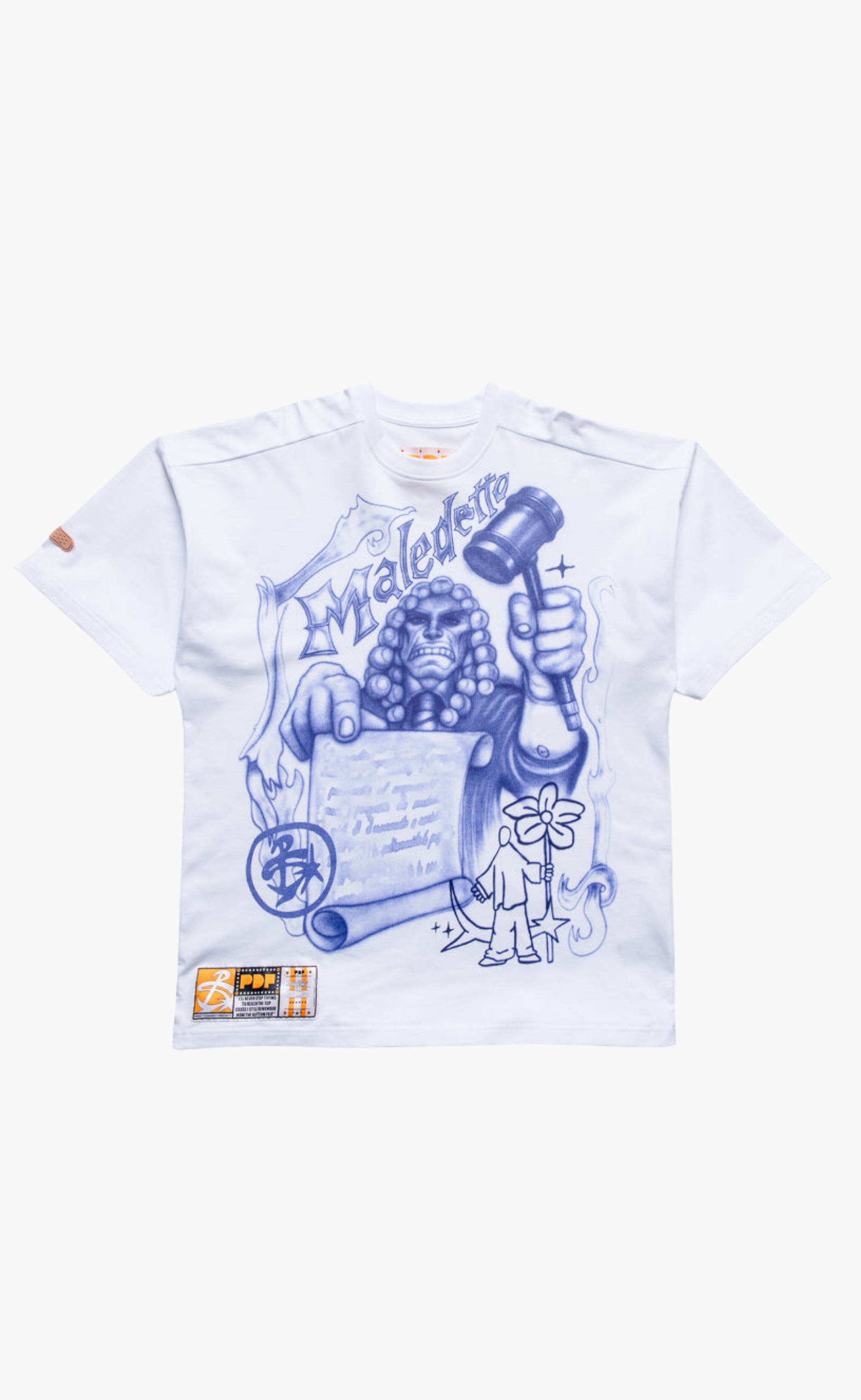 THE BOY GIUDICE MALEDETTO WHITE T-SHIRT