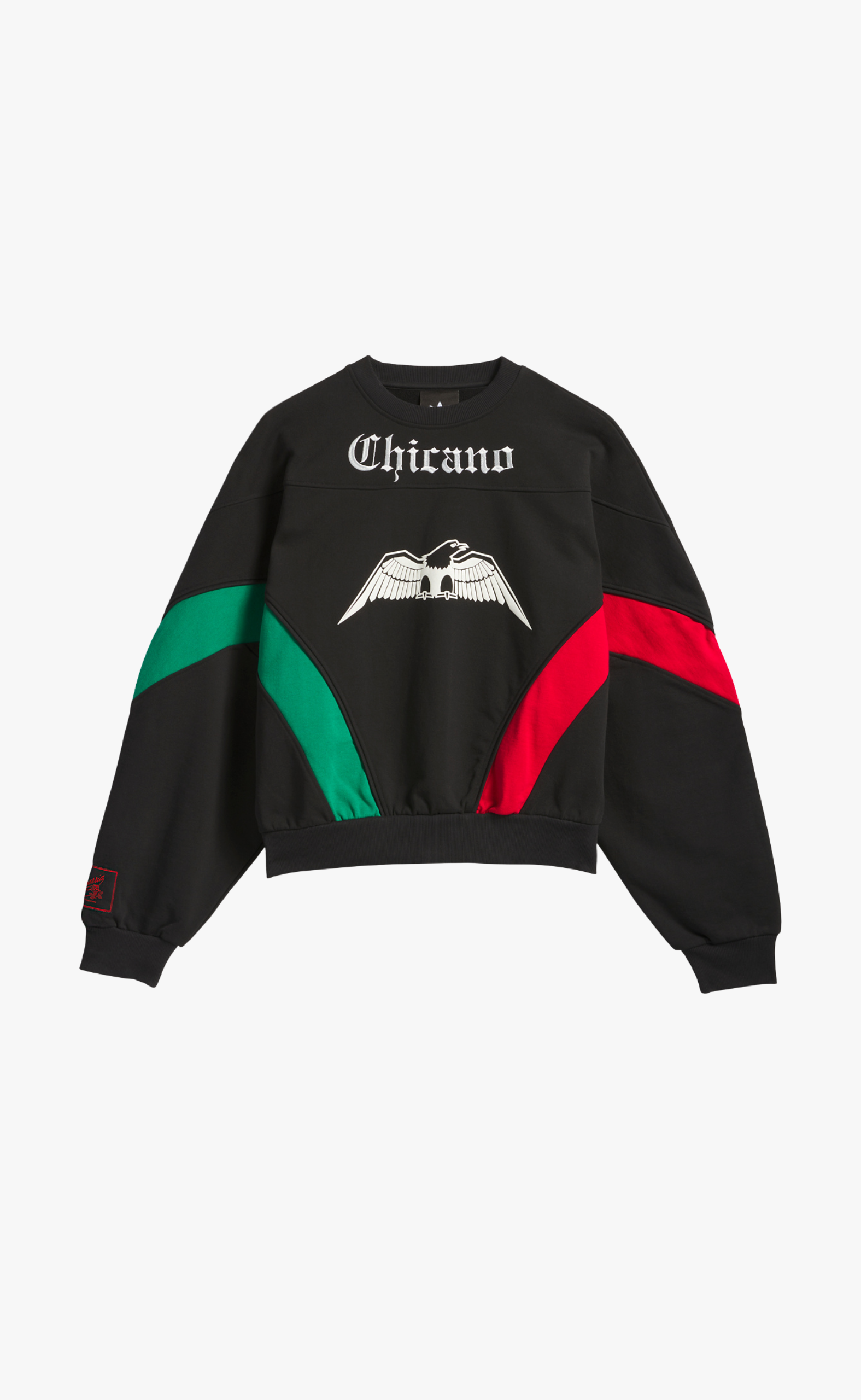 CHAVARRIA BBALL FLEECE BLACK CREWNECK