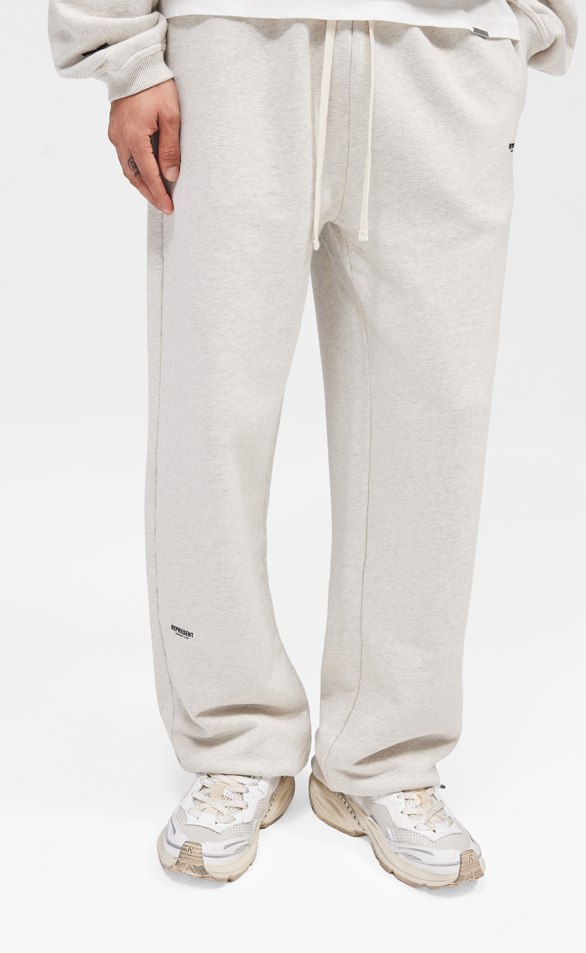 MICRO OWNERS CLUB CREAM MARL SWEATPANTS