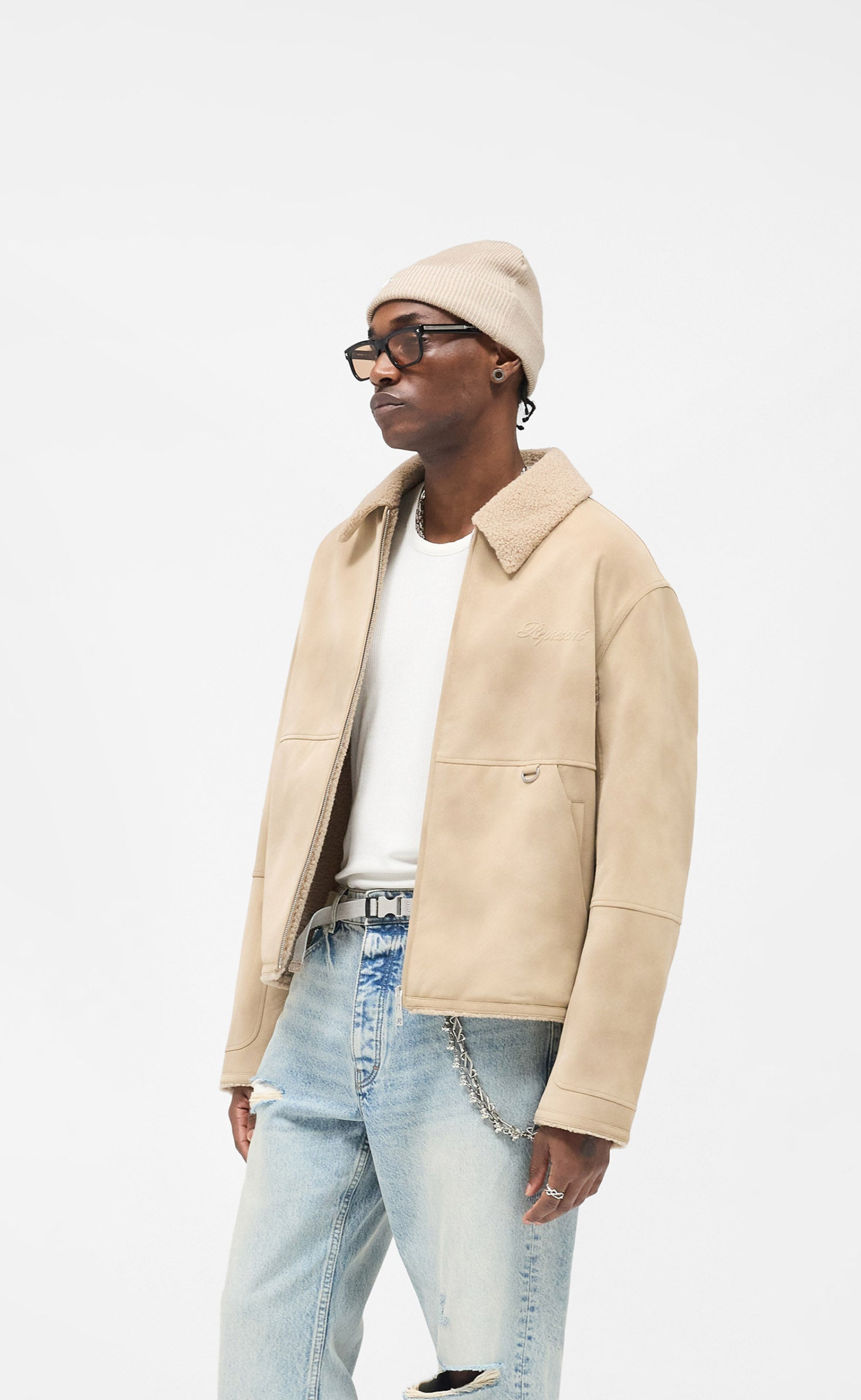 SHEARLING CAFE JACKET