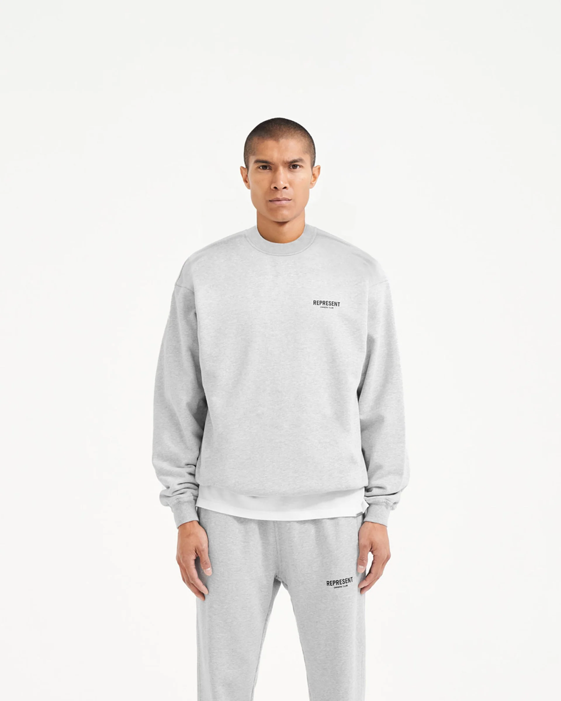 REPRESENT OWNERS CLUB ASH GREY CREWNECK