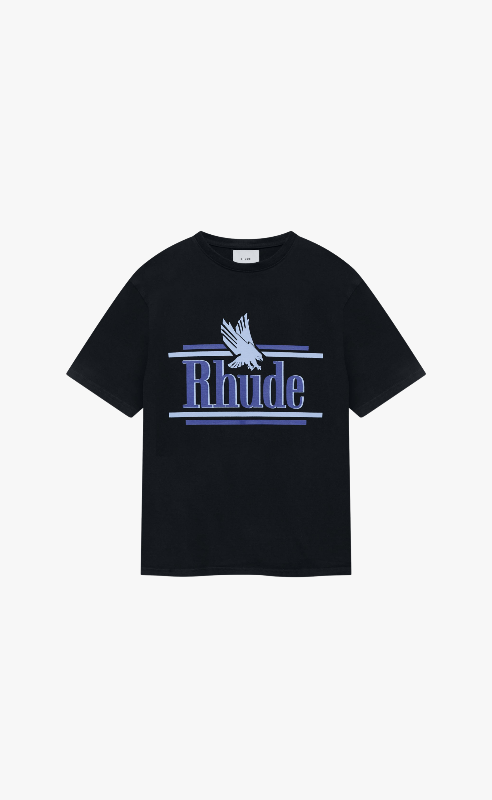 RHUDE ROSSA VINTAGE BLACK T-SHIRT