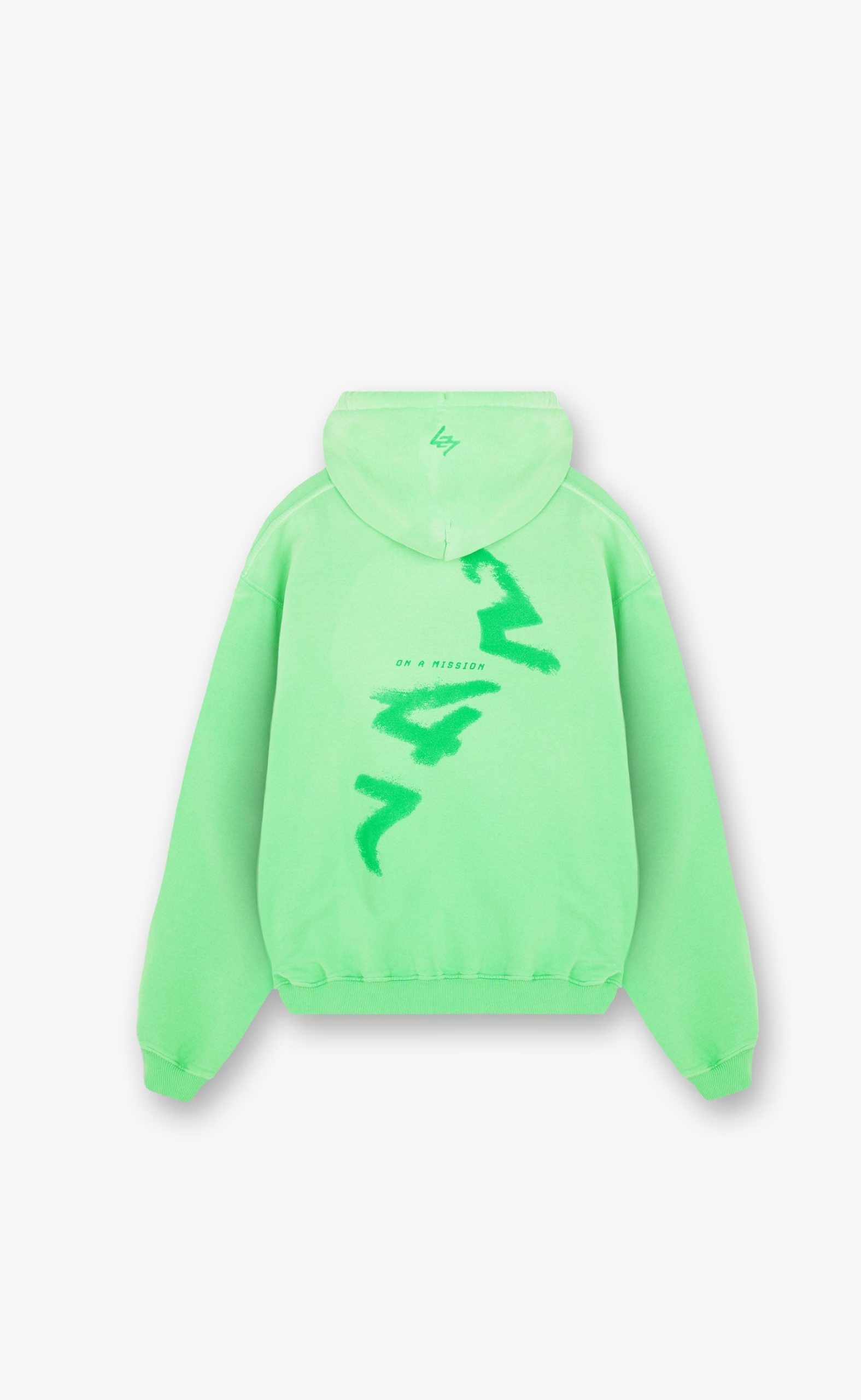 247 MOTION OVERSIZED SPEED GREEN HOODIE