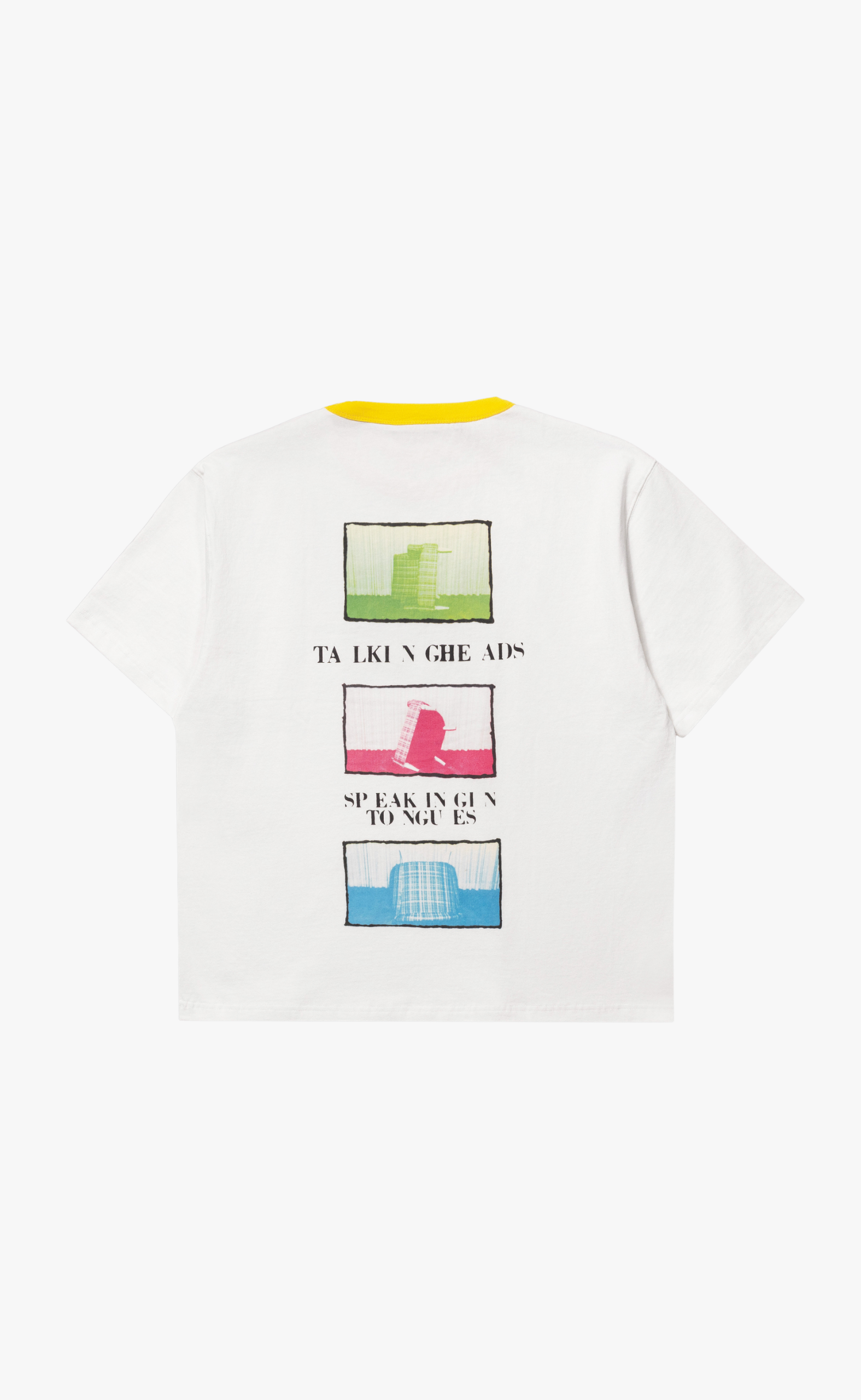 SPEAKING HEAVYWEIGHT WHITE T-SHIRT