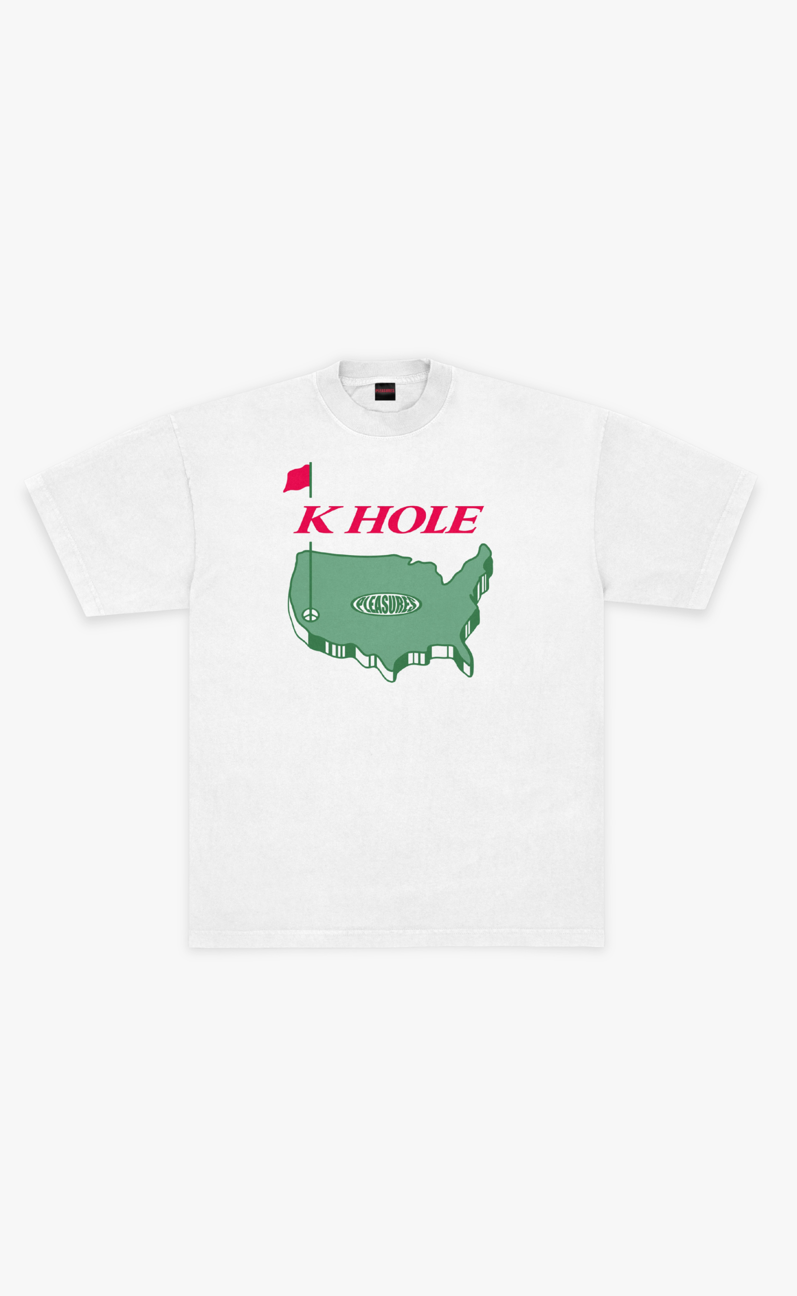 HOLE WHITE T-SHIRT
