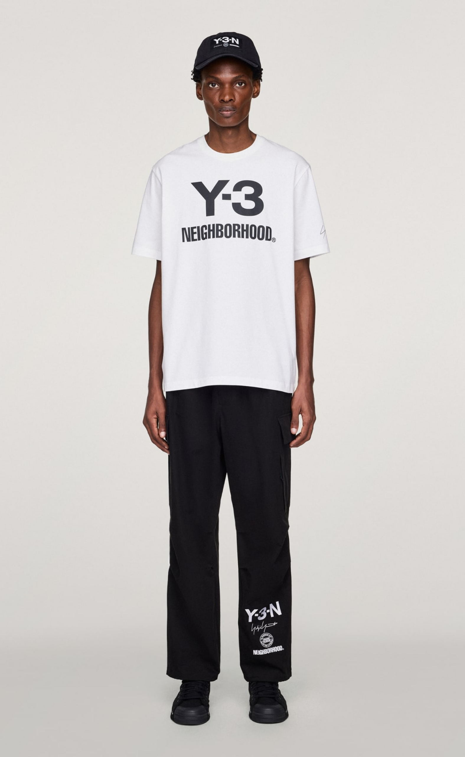 Y-3 NBHD CARGO BLACK PANTS