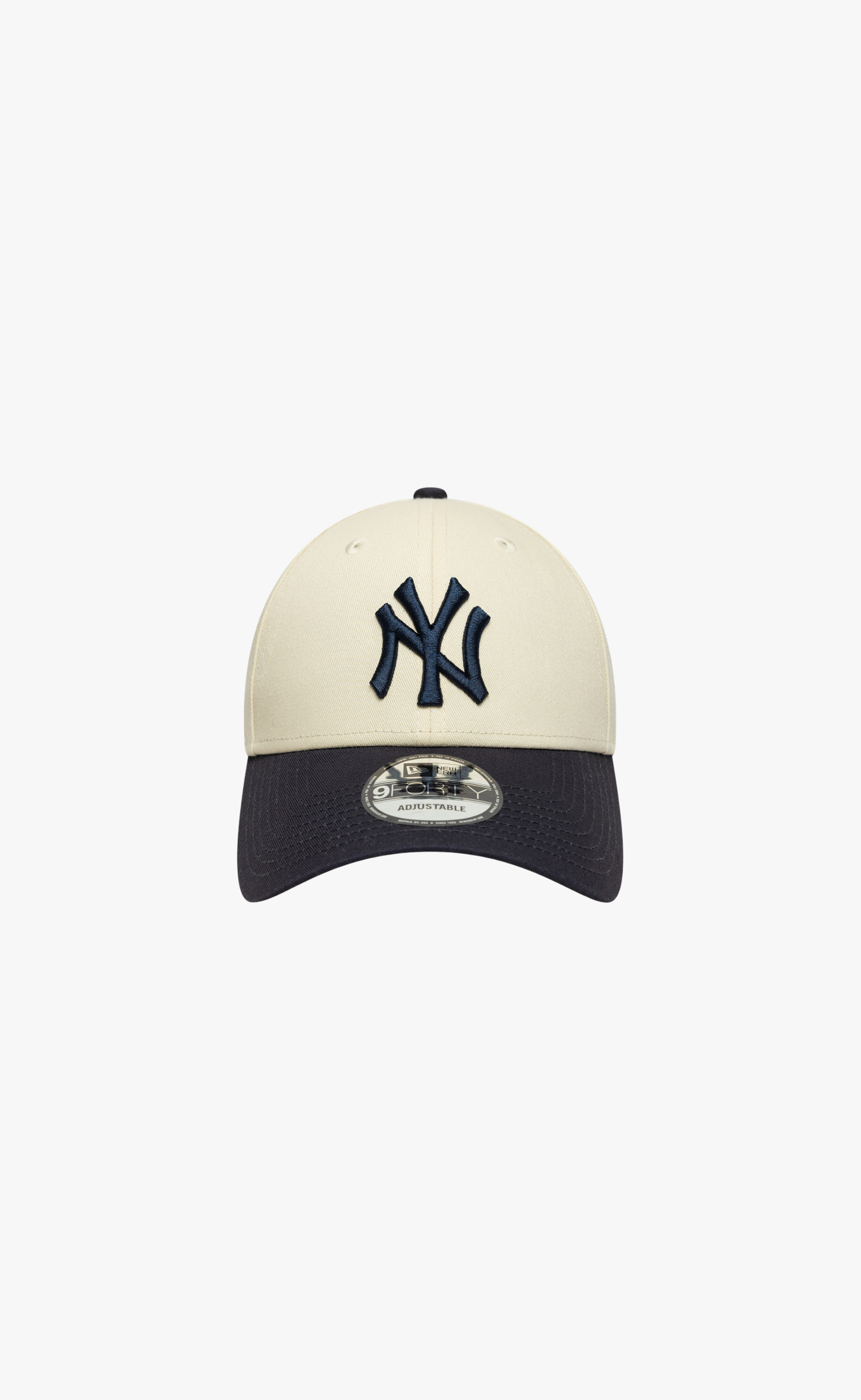 NEW YORK YANKEES COLOURBLOCK 9FORTY CREAM NAVY HAT
