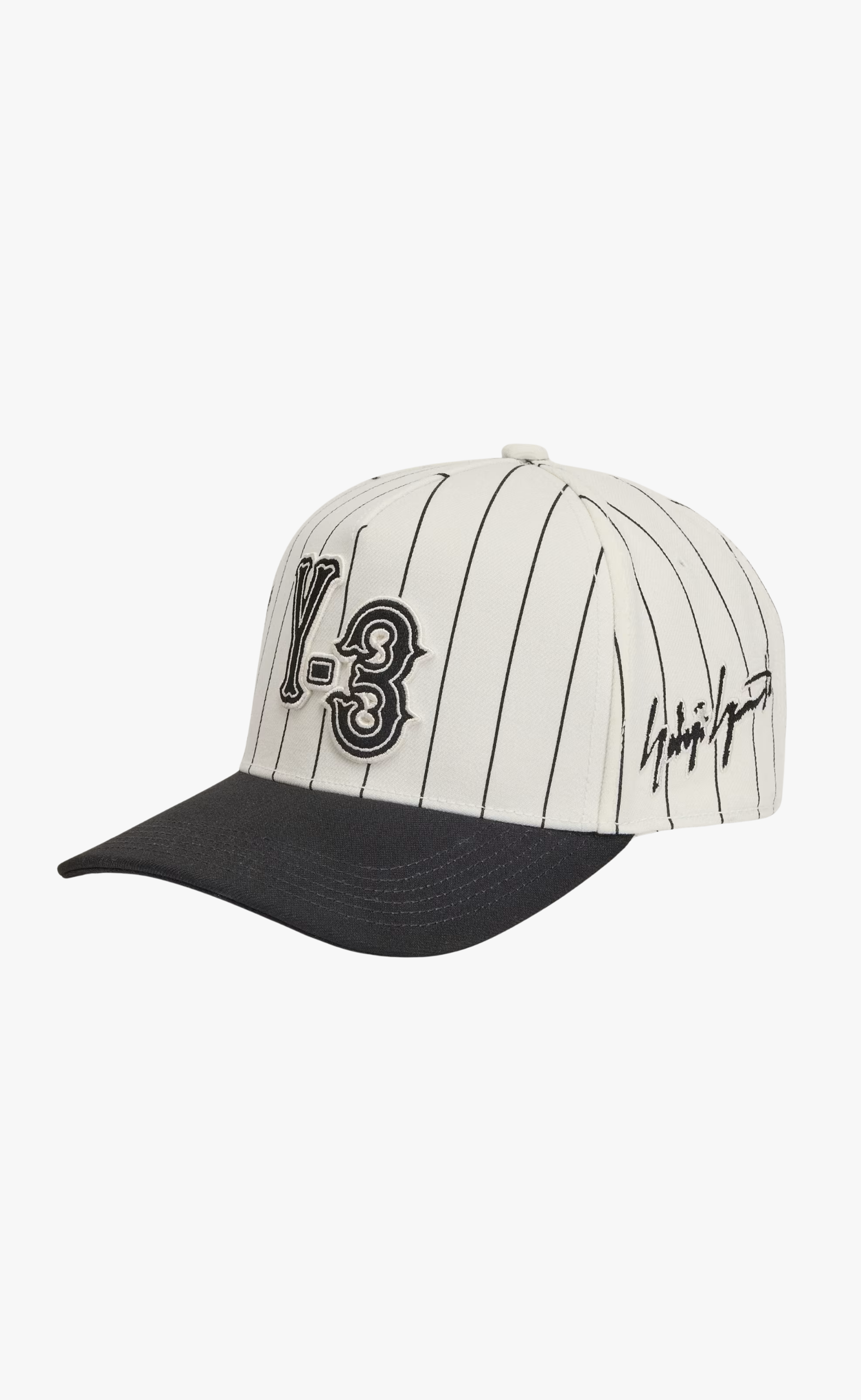 Y-3 PINSTRIPE BEIGE HAT