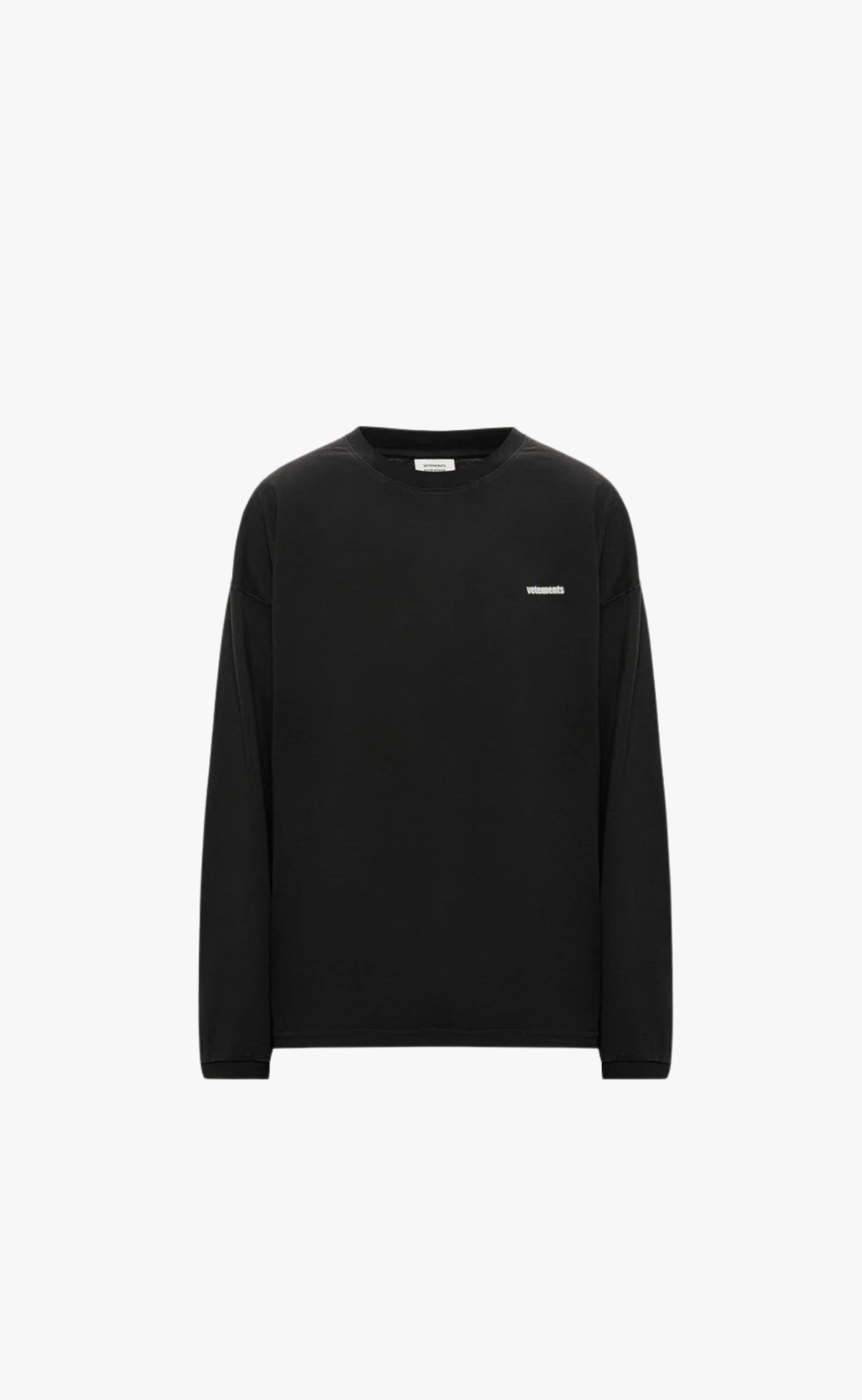 ANARCHIST SUMMER INSIDE OUT WASHED BLACK LONGSLEEVE
