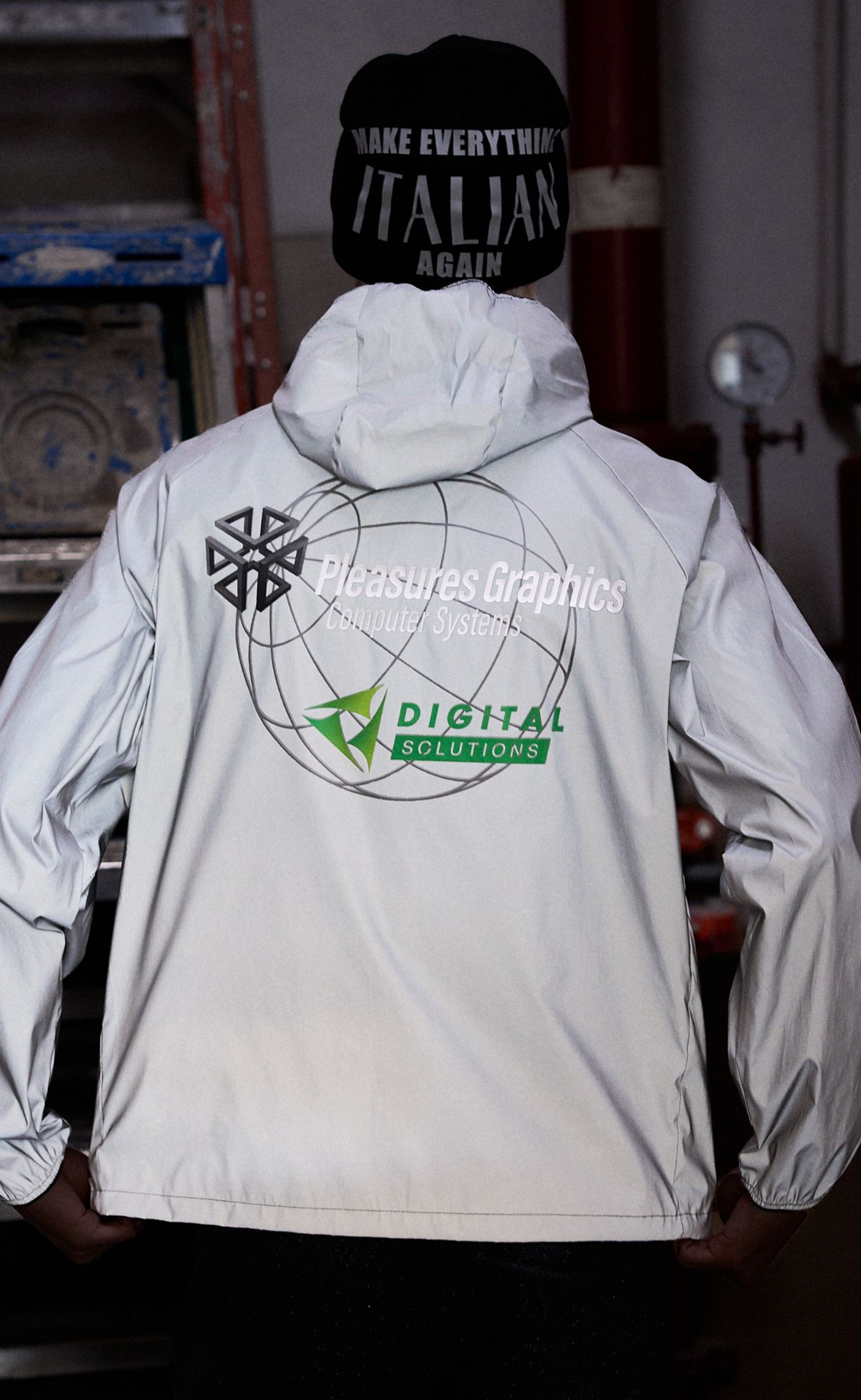 SYSTEM REFLECTIVE GREY JACKET