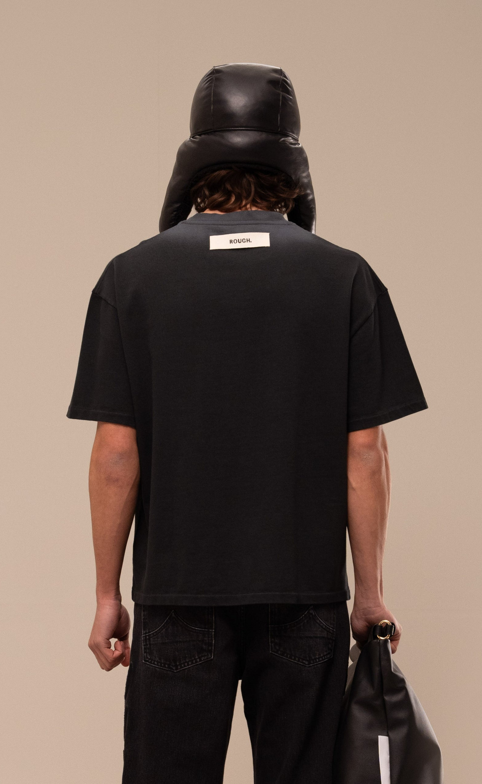 SIGNATURE BLACK WASHED T-SHIRT