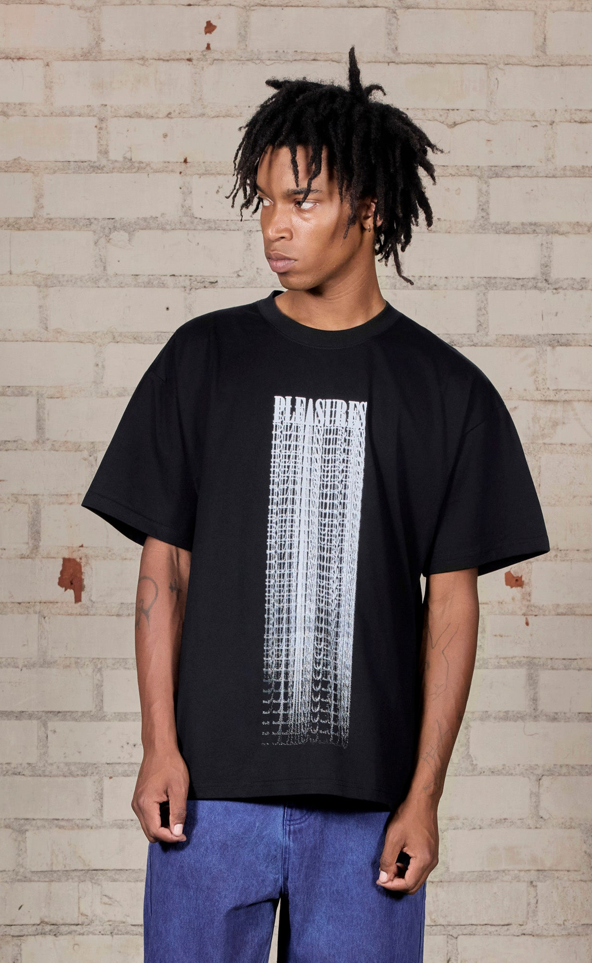 BLURRED BLACK T-SHIRT