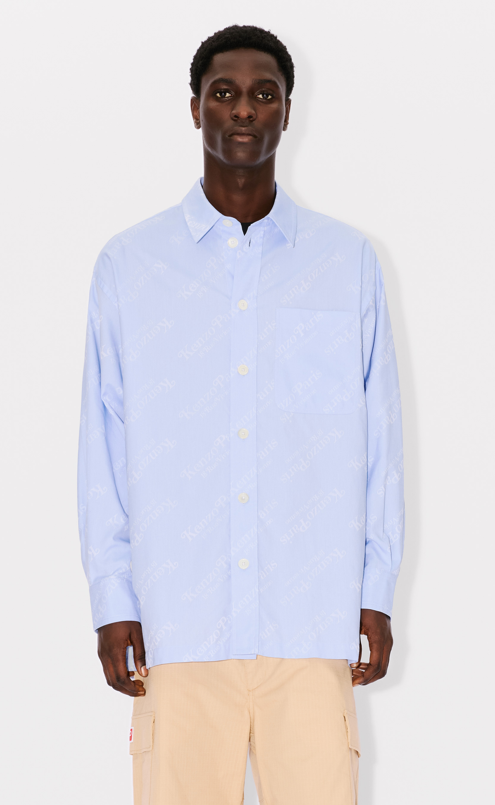 KENZO BY VERDY OVERSIZED SKY BLUE SHIRT