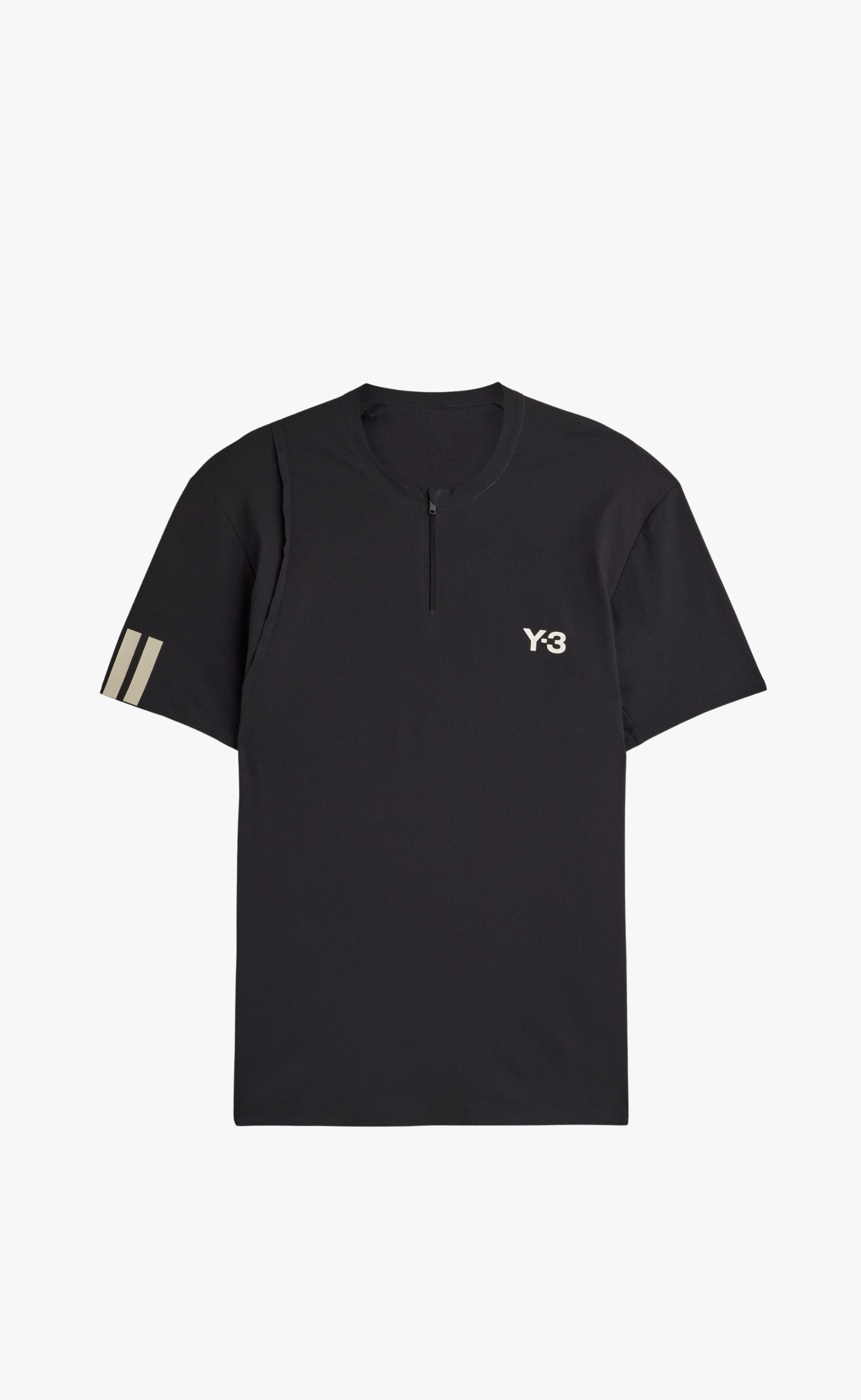 TENNIS PRO FREELIFT ZIP BLACK T-SHIRT