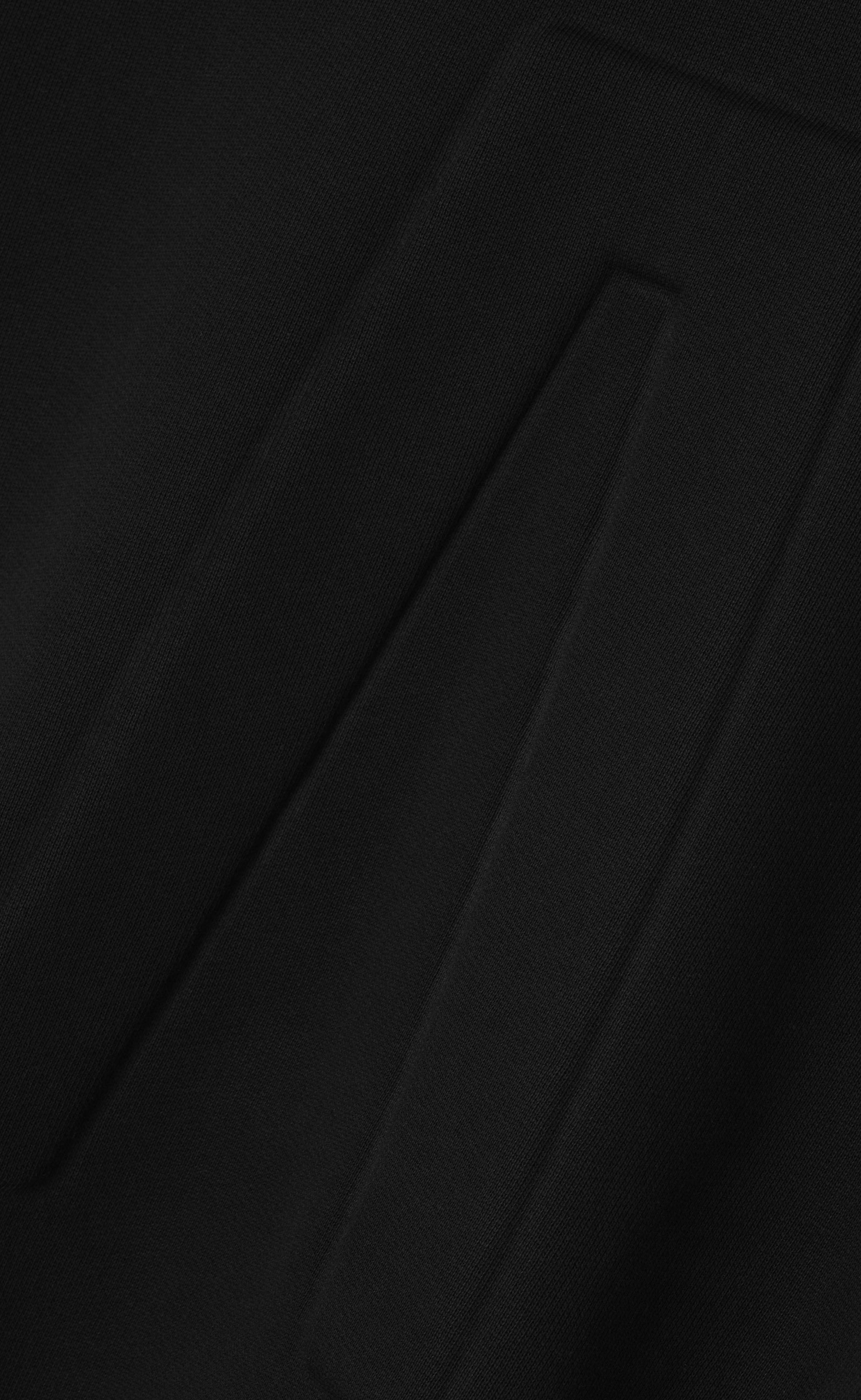 ATHLETIC HALF ZIP BLACK HOODIE