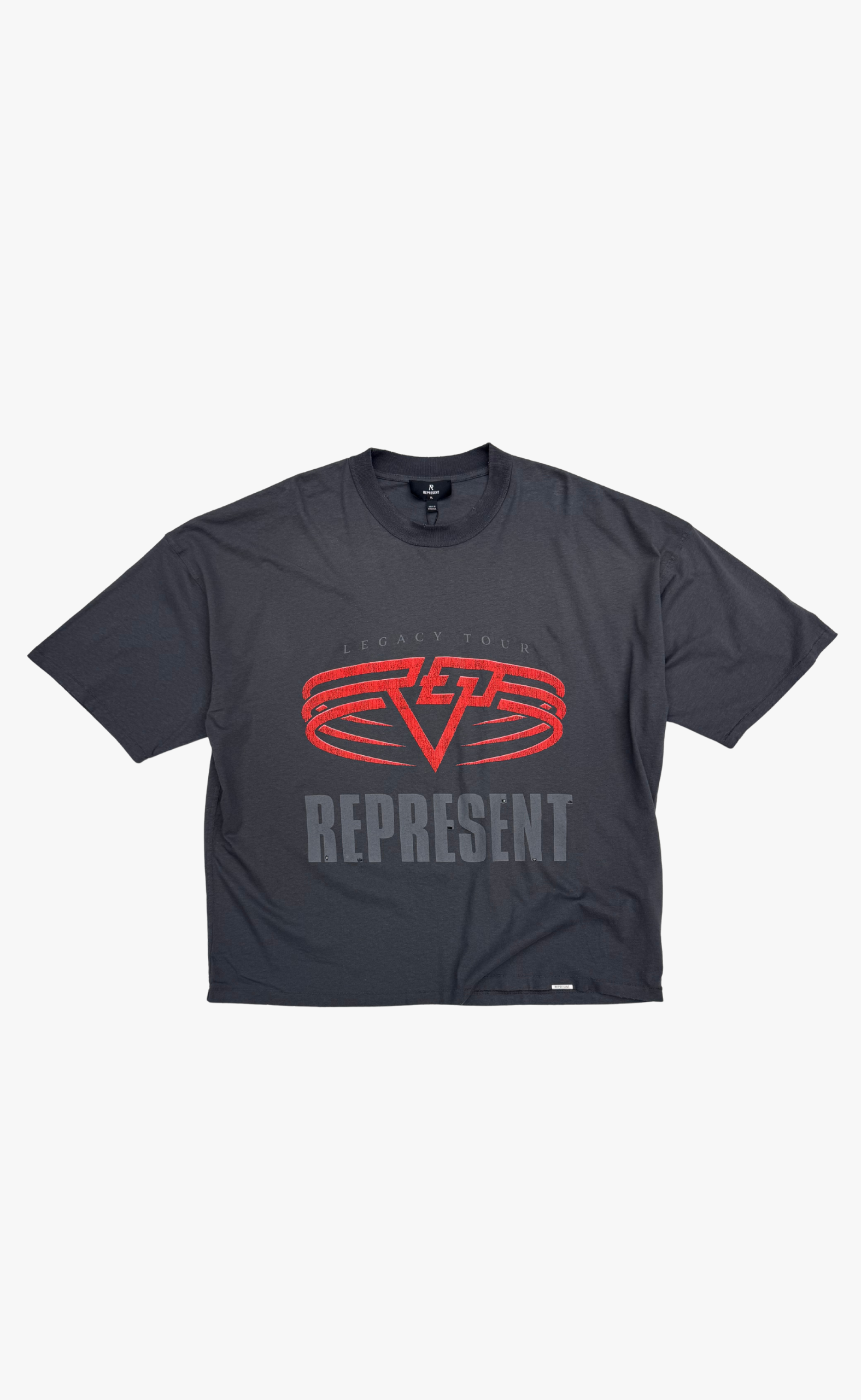 REVERSIBLE LIVING LEGACY FALCON SUN FADE GREY T-SHIRT