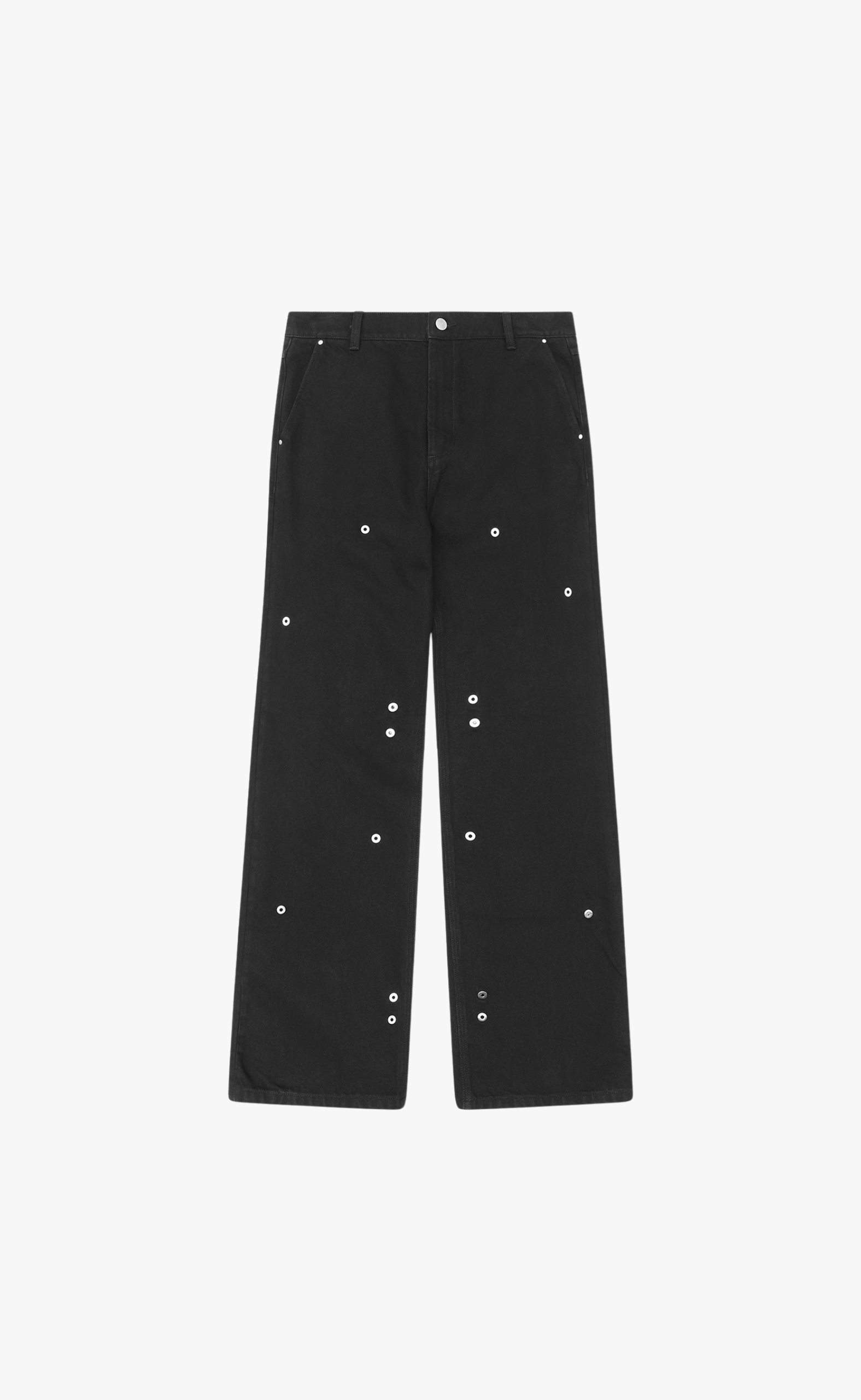 LUX DENIM BLACK PANTS