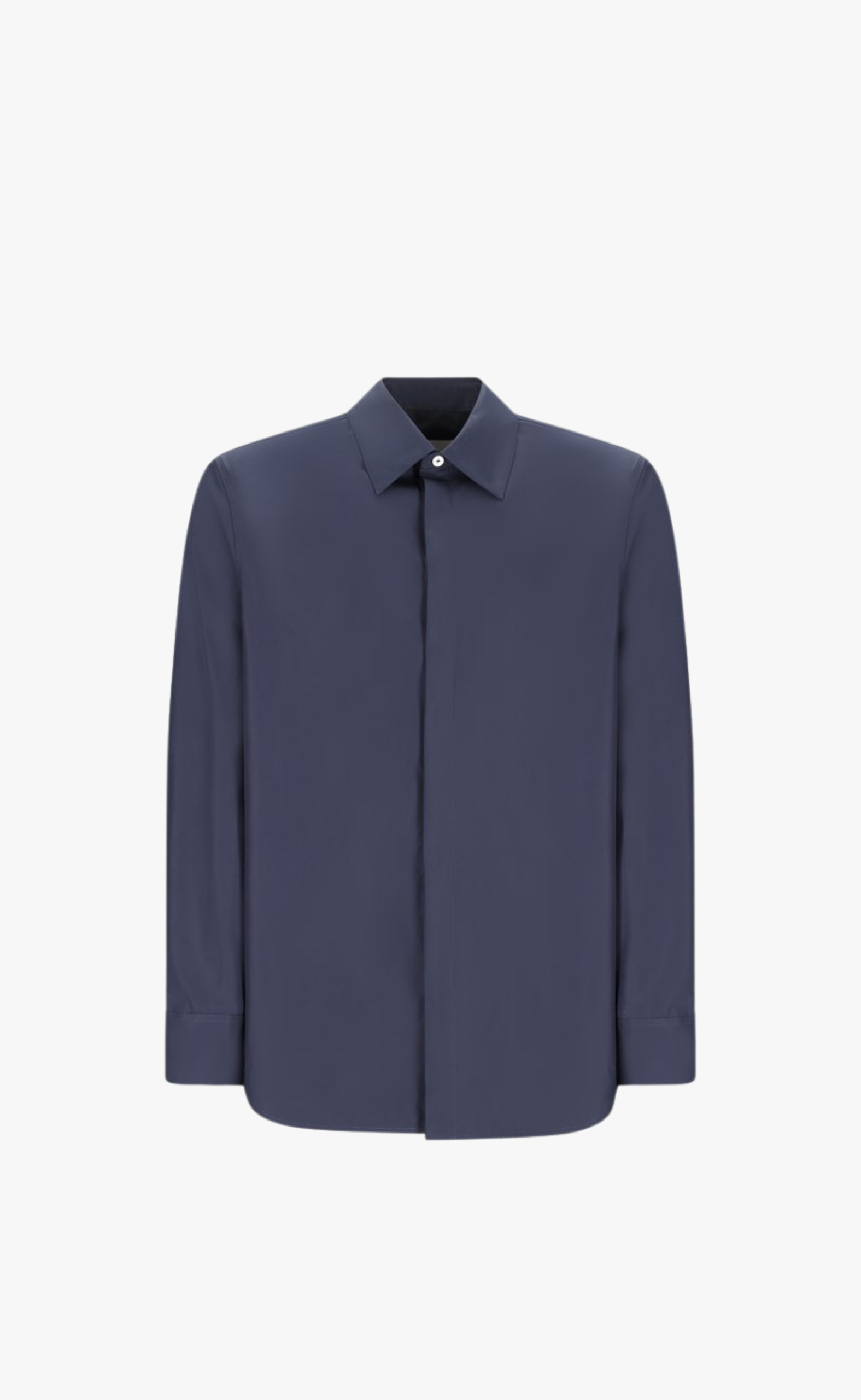 CONCEALED BUTTON DOWN OPTIC NAVY SHIRT
