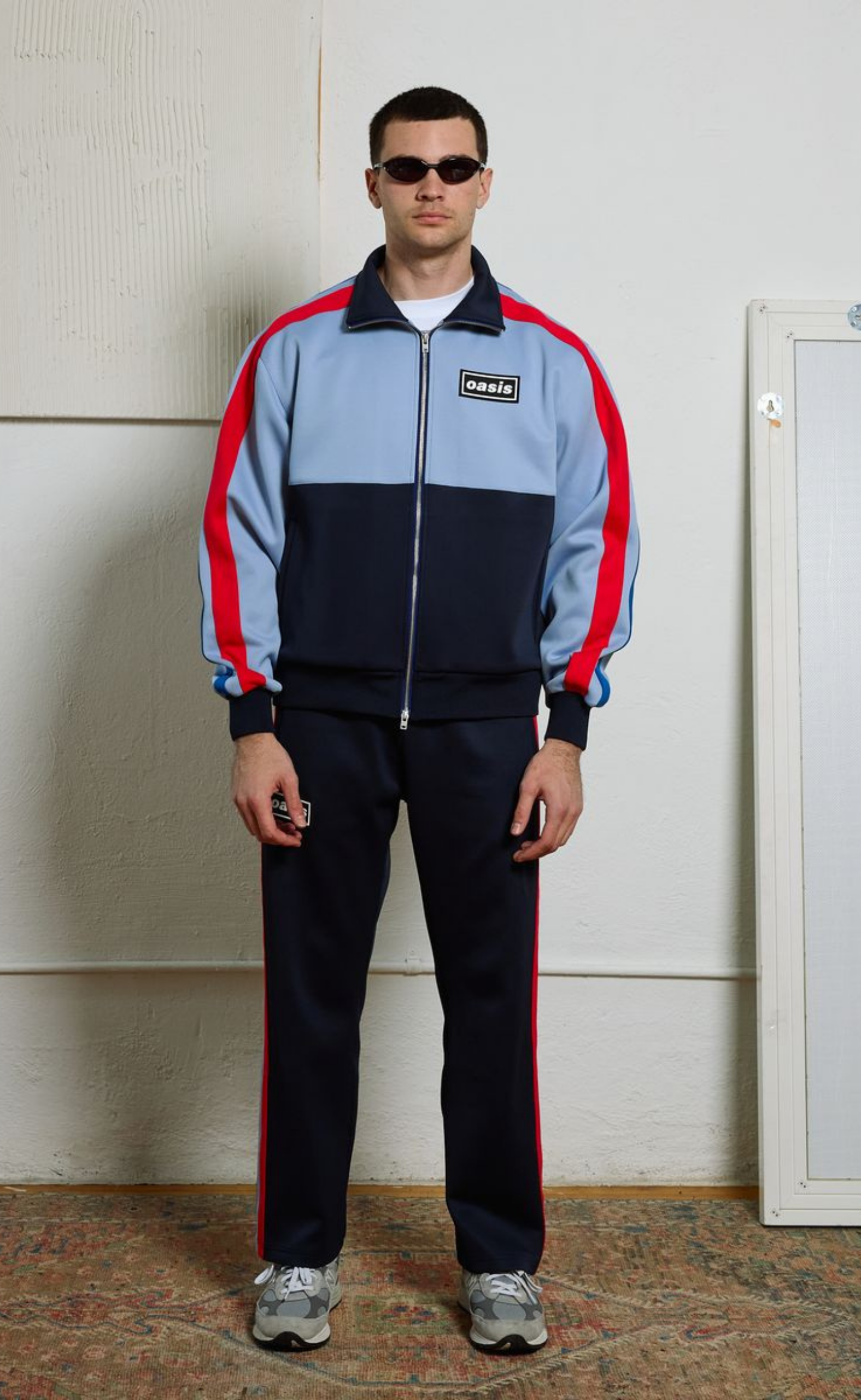 FOREVER POWDER BLUE TRACK JACKET