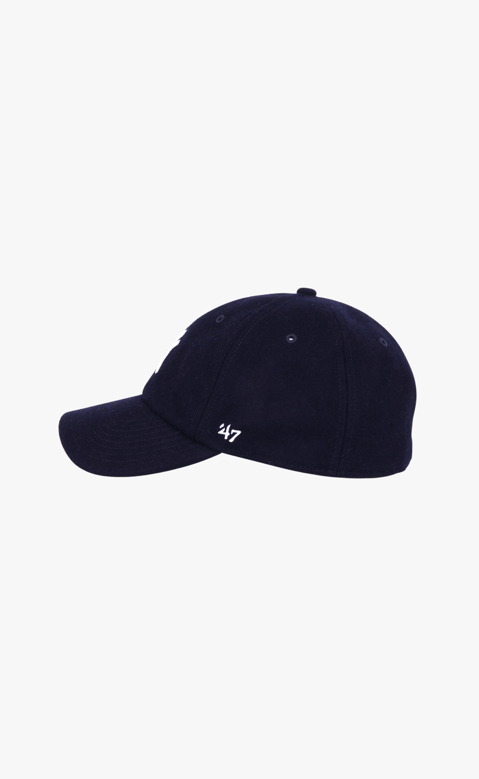 YANKEES SERIF WOOL NAVY HAT