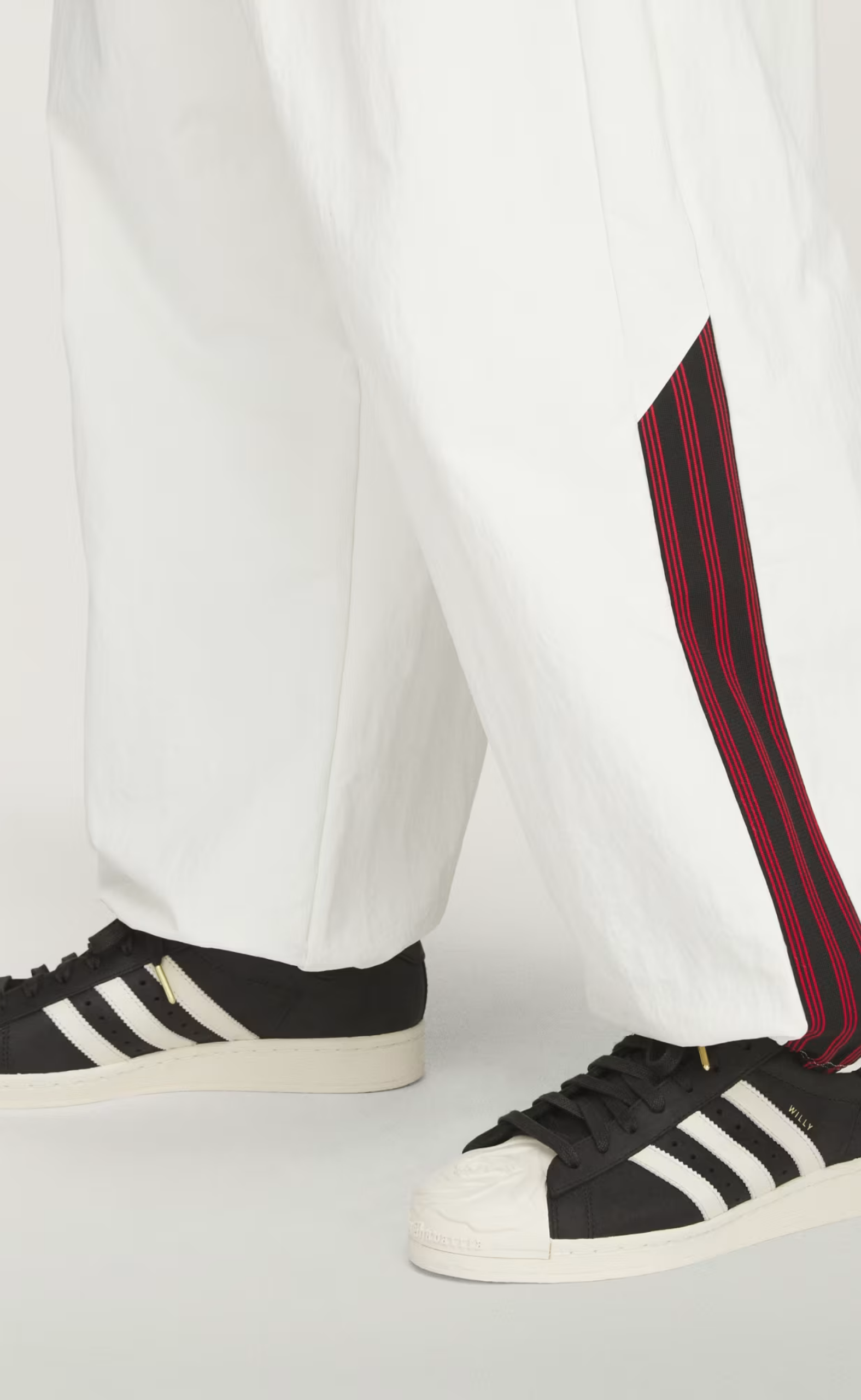 WC WOVEN WHITE TRACK PANTS