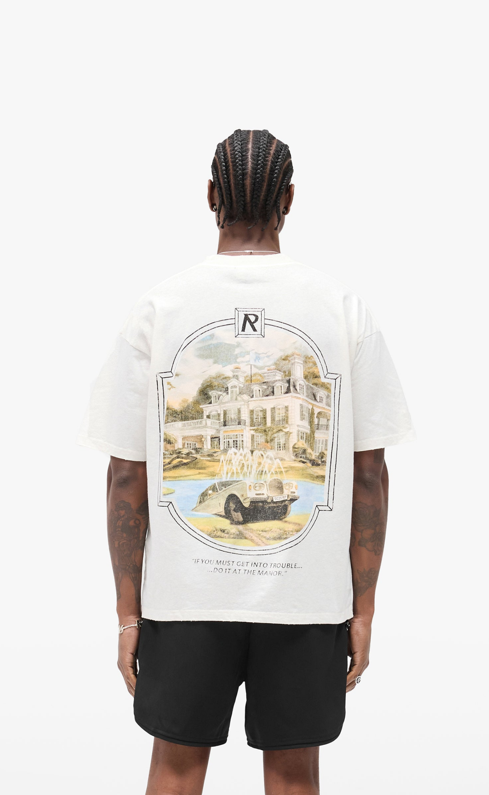 REVERE MANOR AGED WHITE T-SHIRT