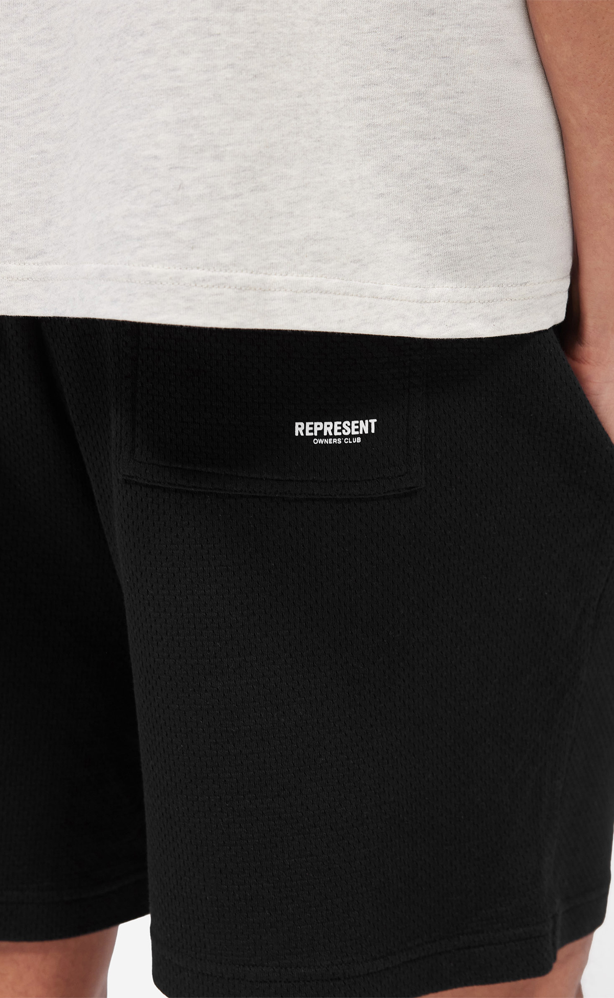 MICRO OWNERS CLUB MESH BLACK SHORTS