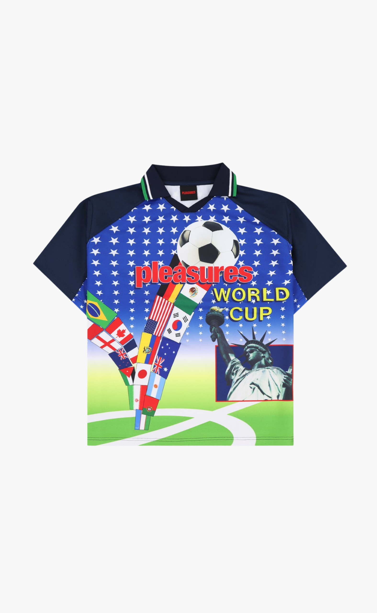 FLAGS JERSEY MULTI POLO T-SHIRT
