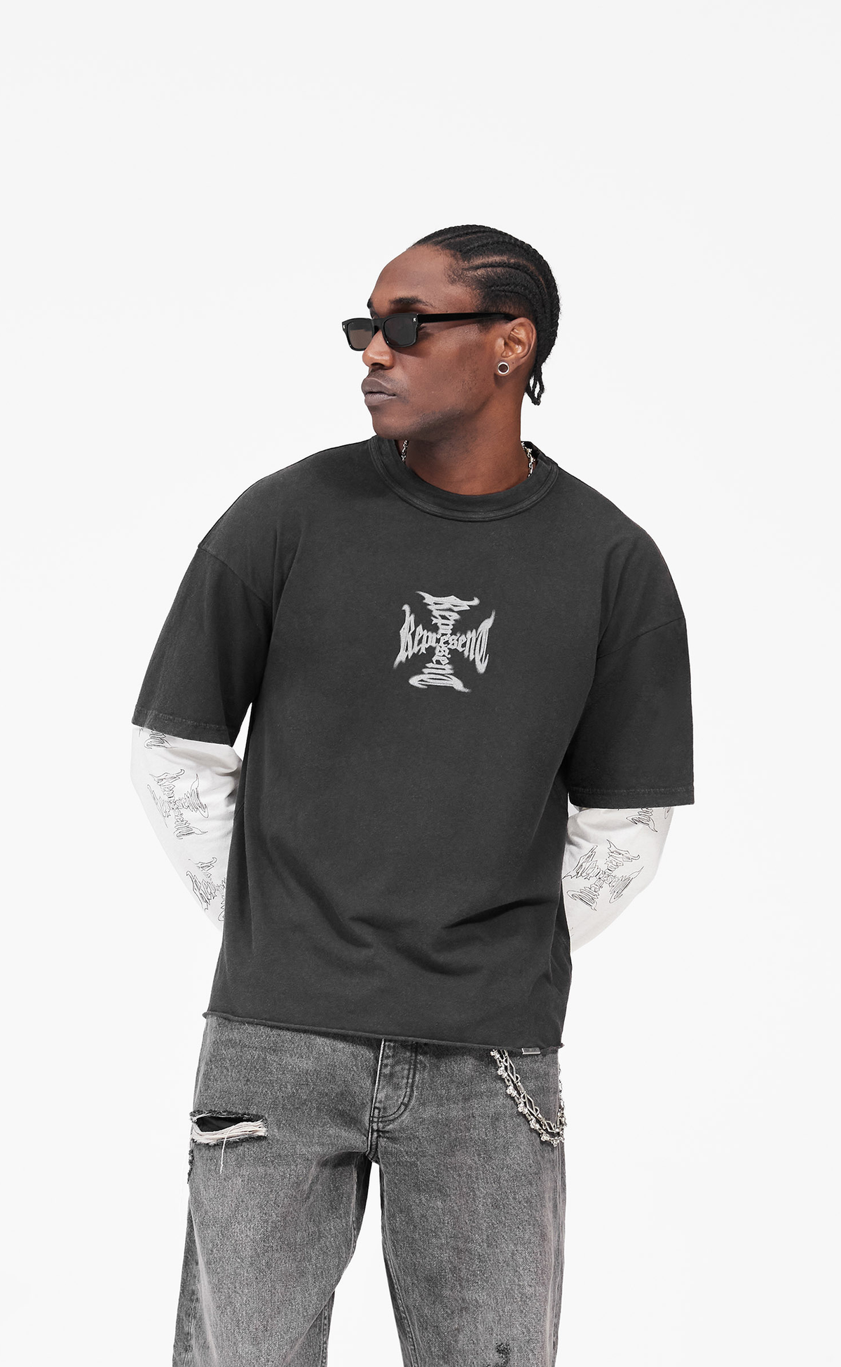 MH FADED BLACK LONGSLEEVE
