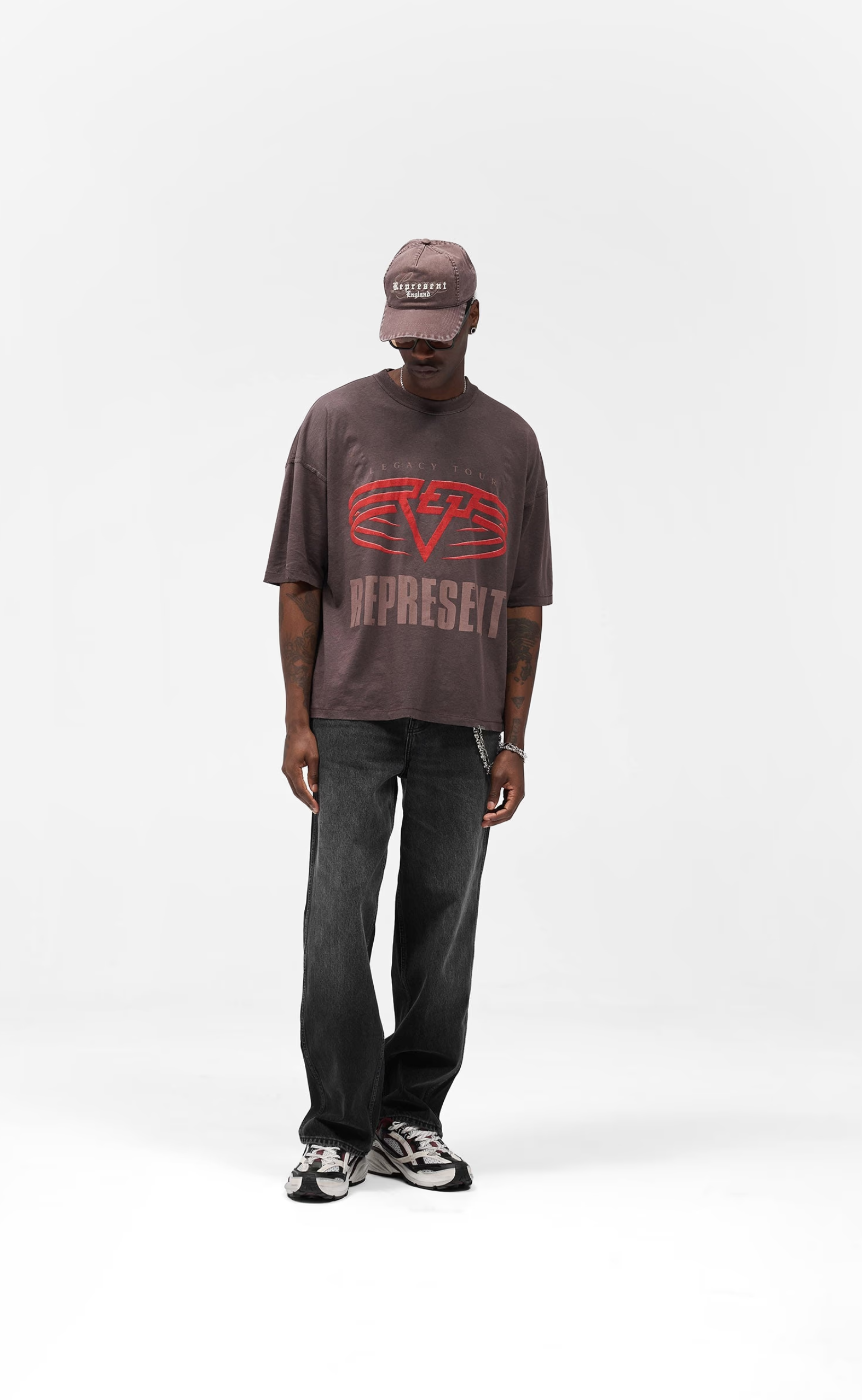 REPRESENT LIVING LEGACY NERO T-SHIRT