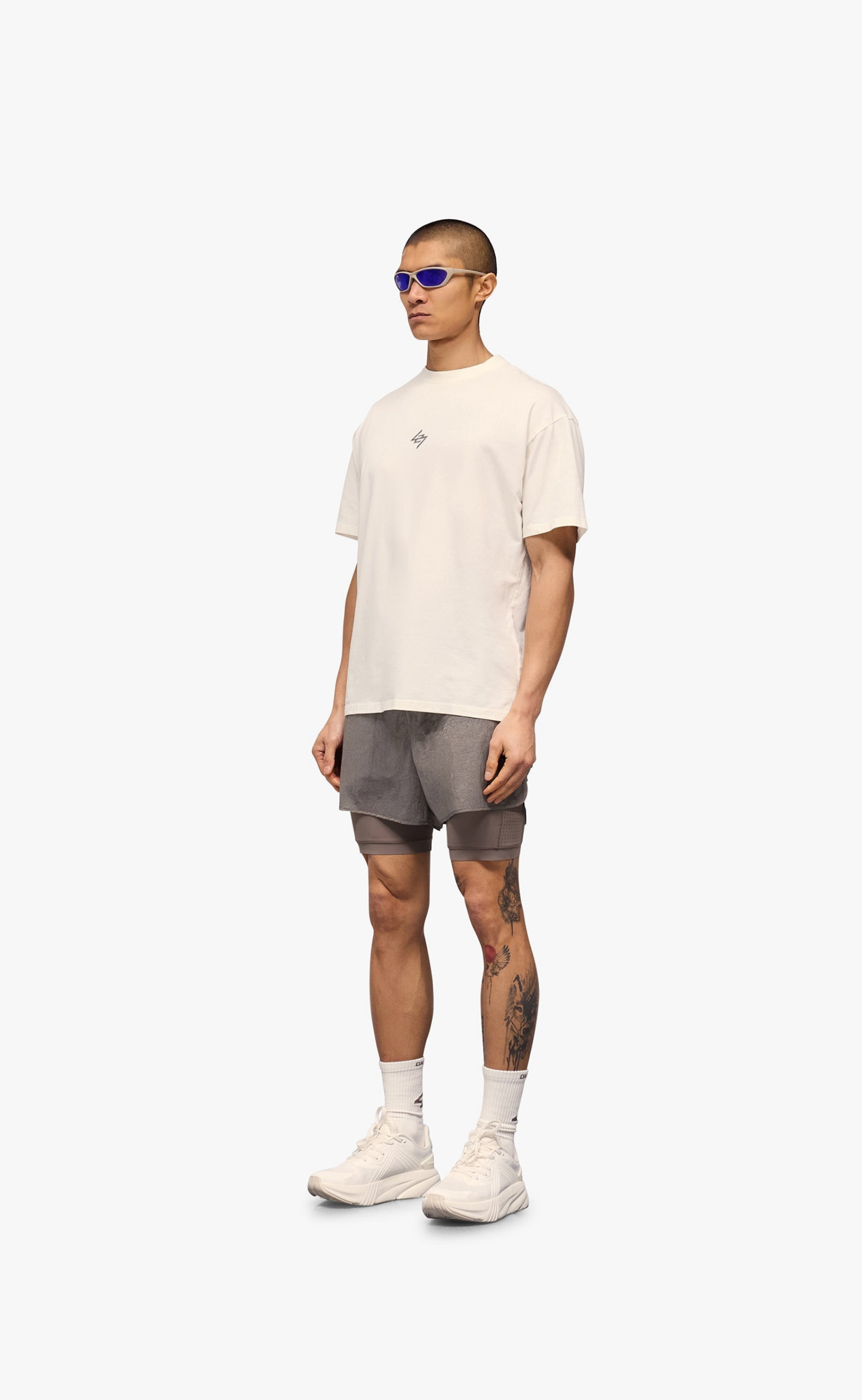 247 MOTION FLAT WHITE T-SHIRT