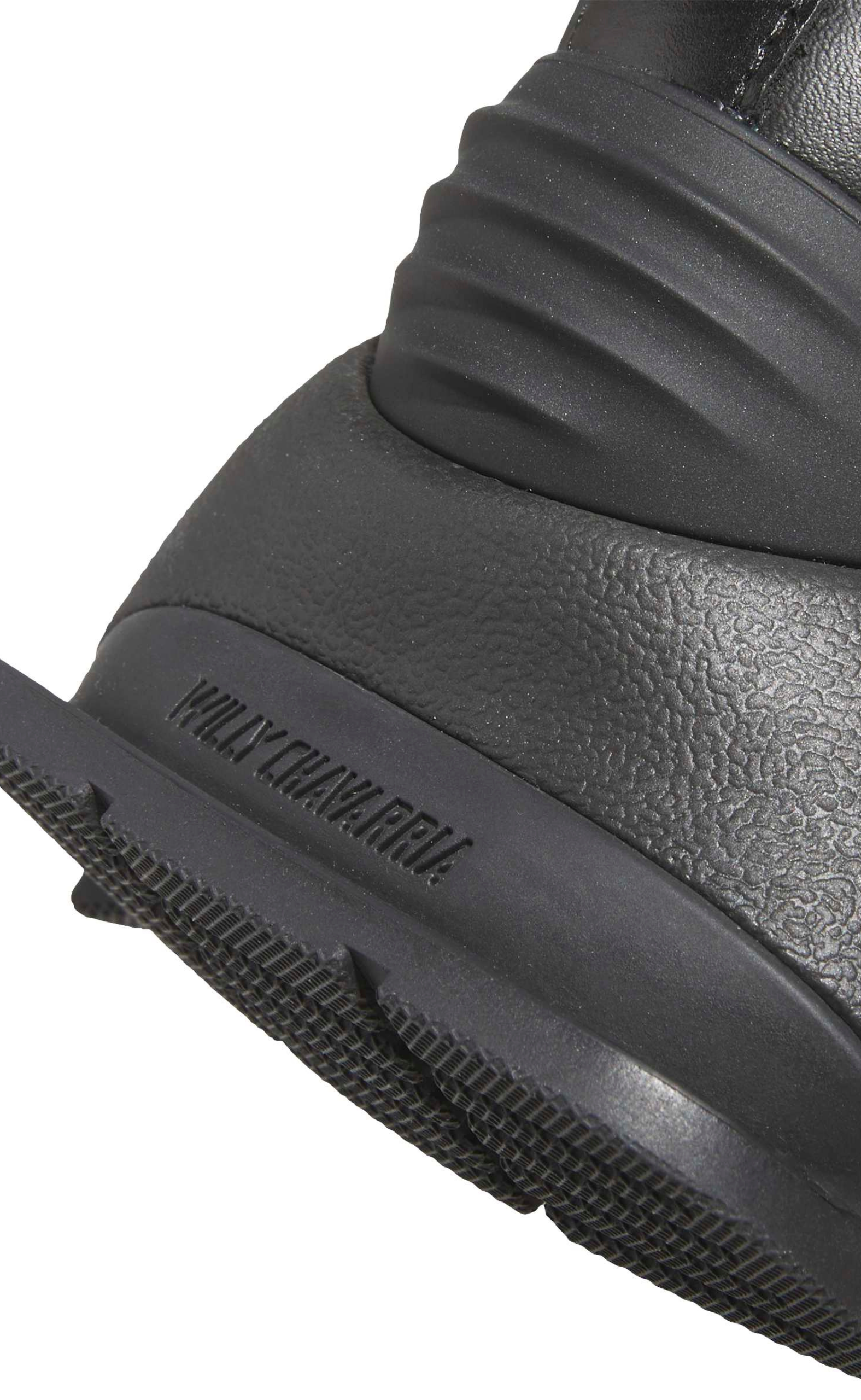 ADIDAS ORIGINALS LEATHER SHOES CHAVARRIA FORUM BLACK BOOTS