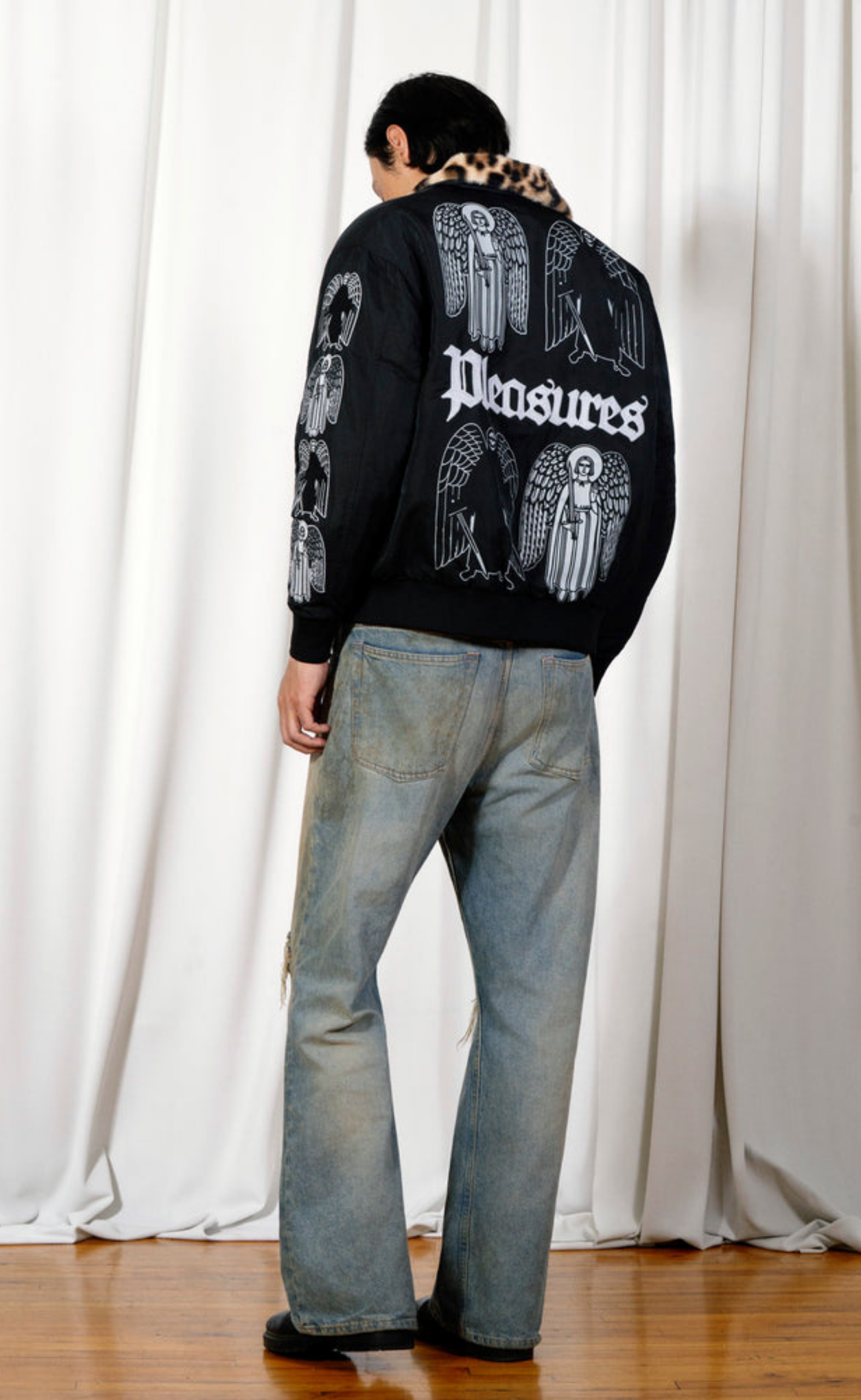 ANGEL DEMON FLIGHT BLACK JACKET