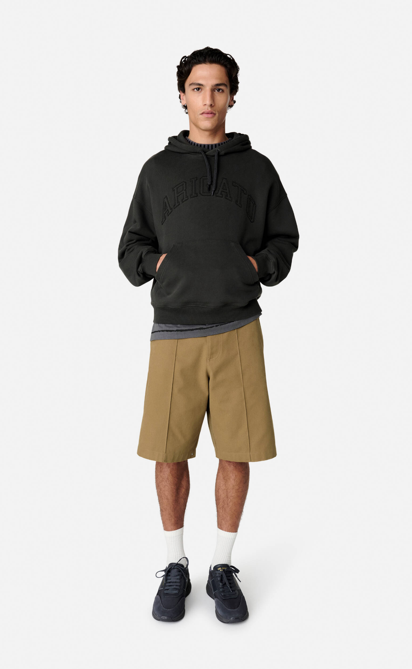 MOTTO DARK GREY HOODIE
