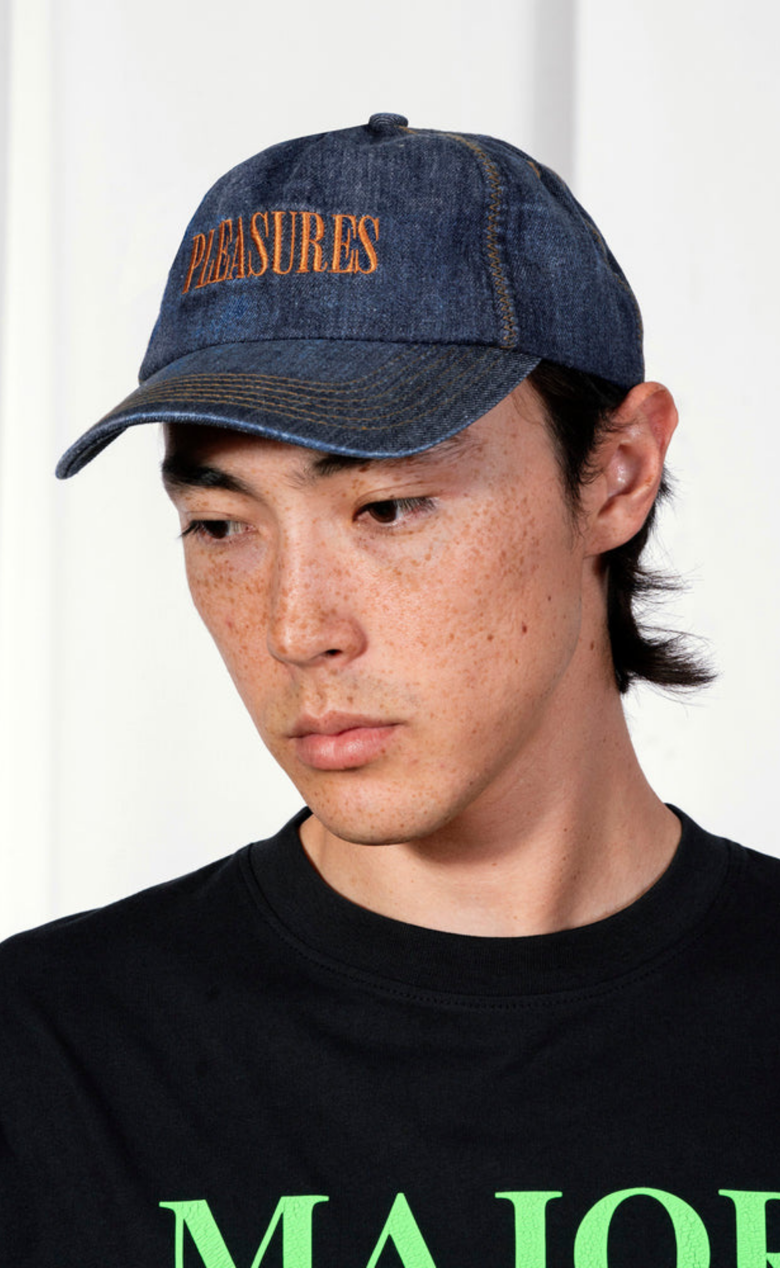ZIG ZAG DENIM INDIGO HAT