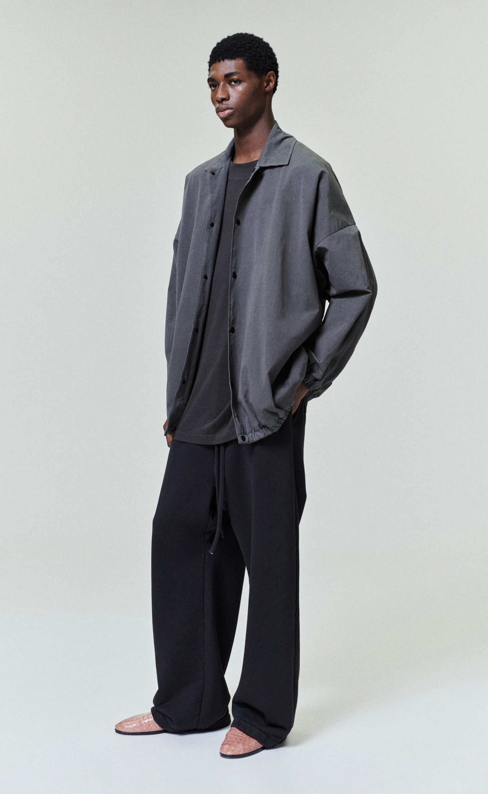WINDBREAKER DARK GREY JACKET