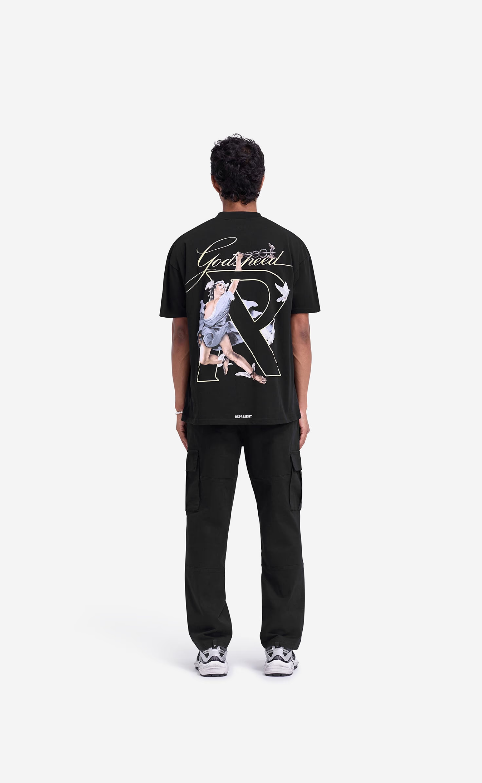 STANDARD NON CUFFED BLACK PANT