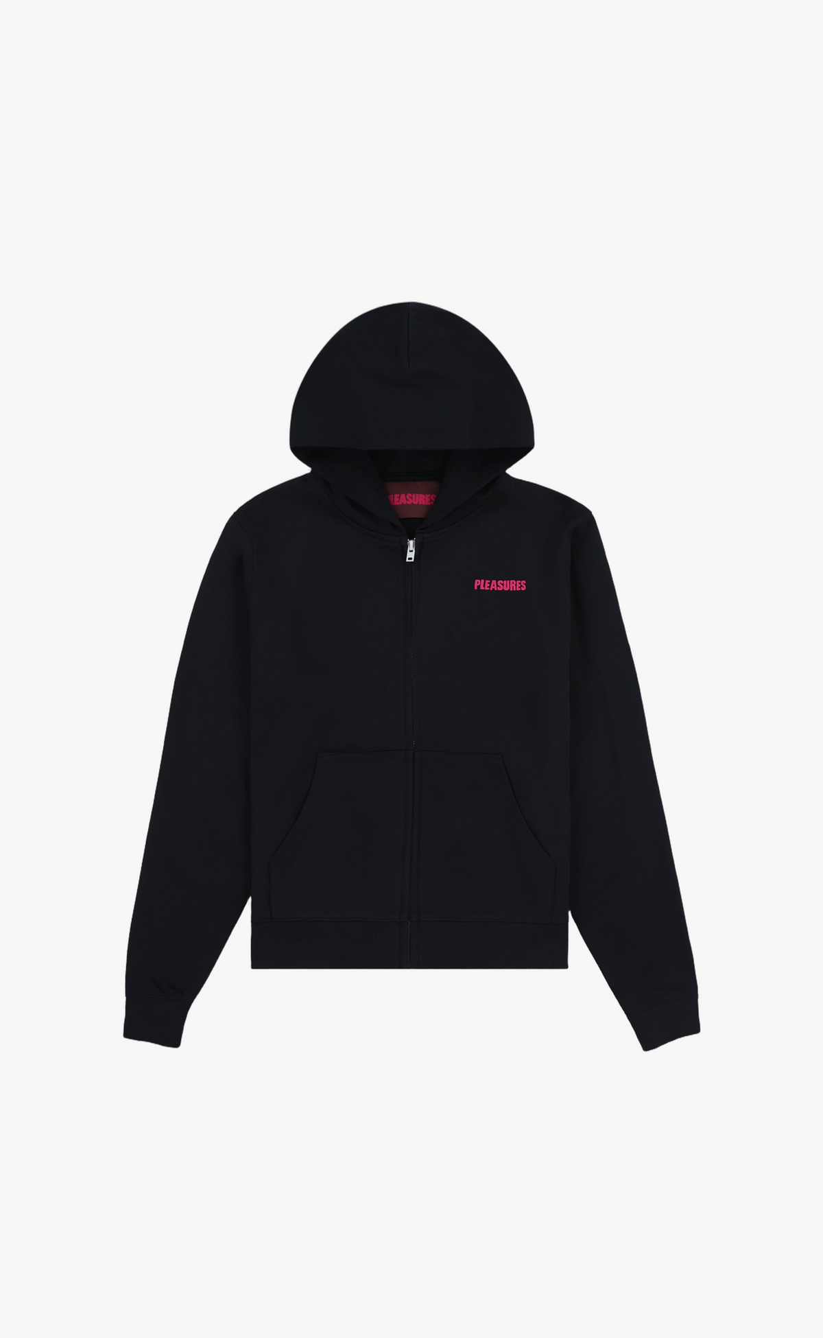 SPIDERS FITTED ZIP BLACK HOODIE