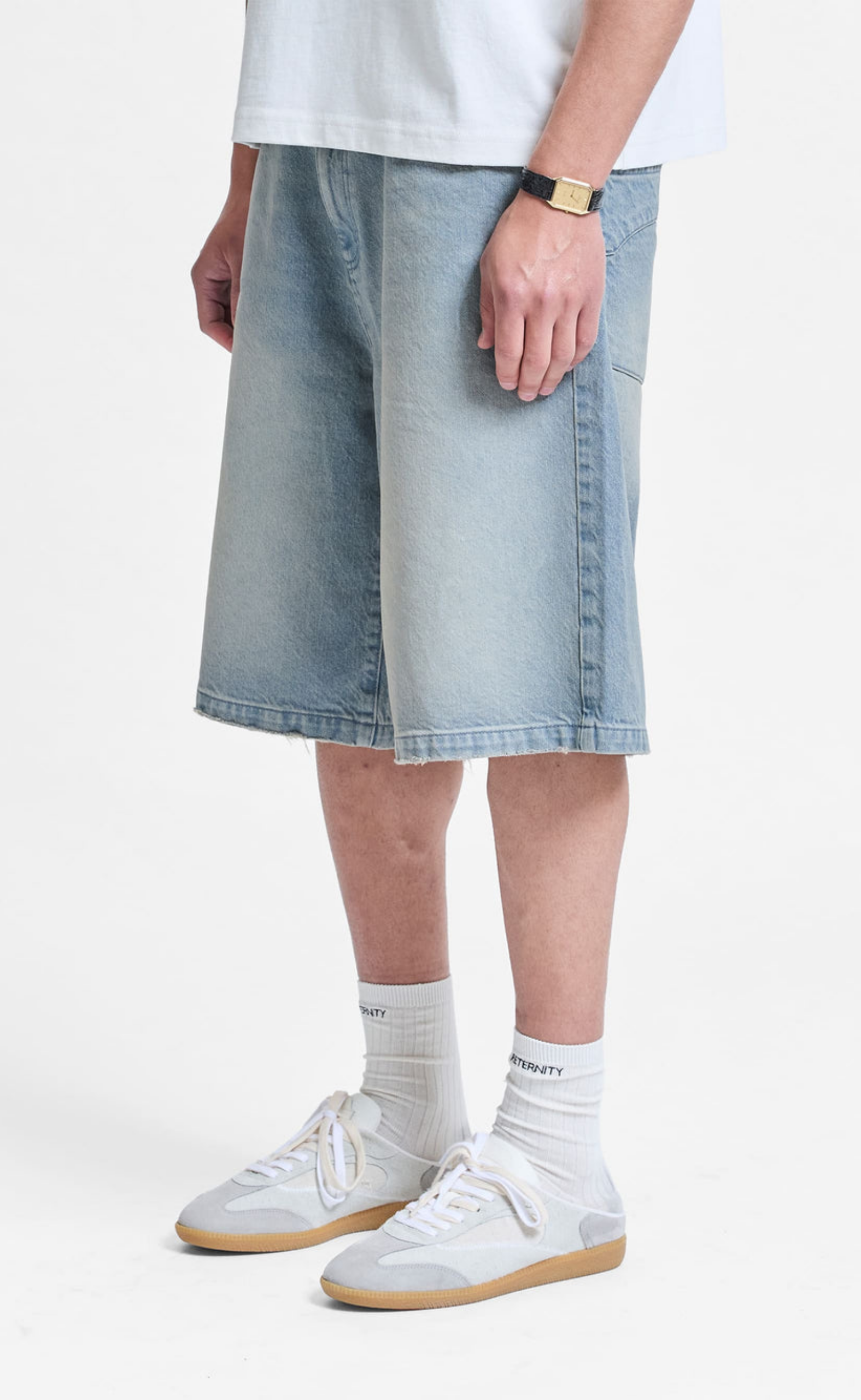 ESSENTIAL JORTS LIGHT BLUE SHORTS