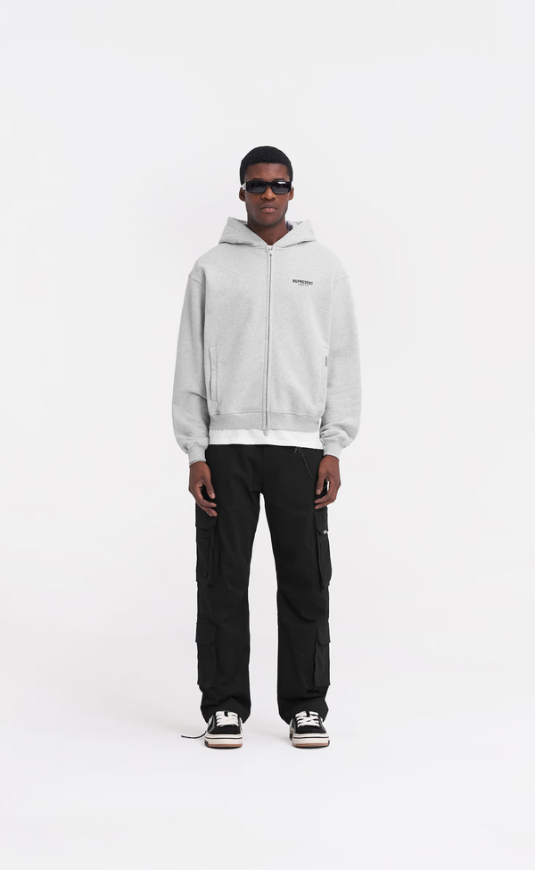 ASH GREY OWNERS CLUB ZIP HOODIE