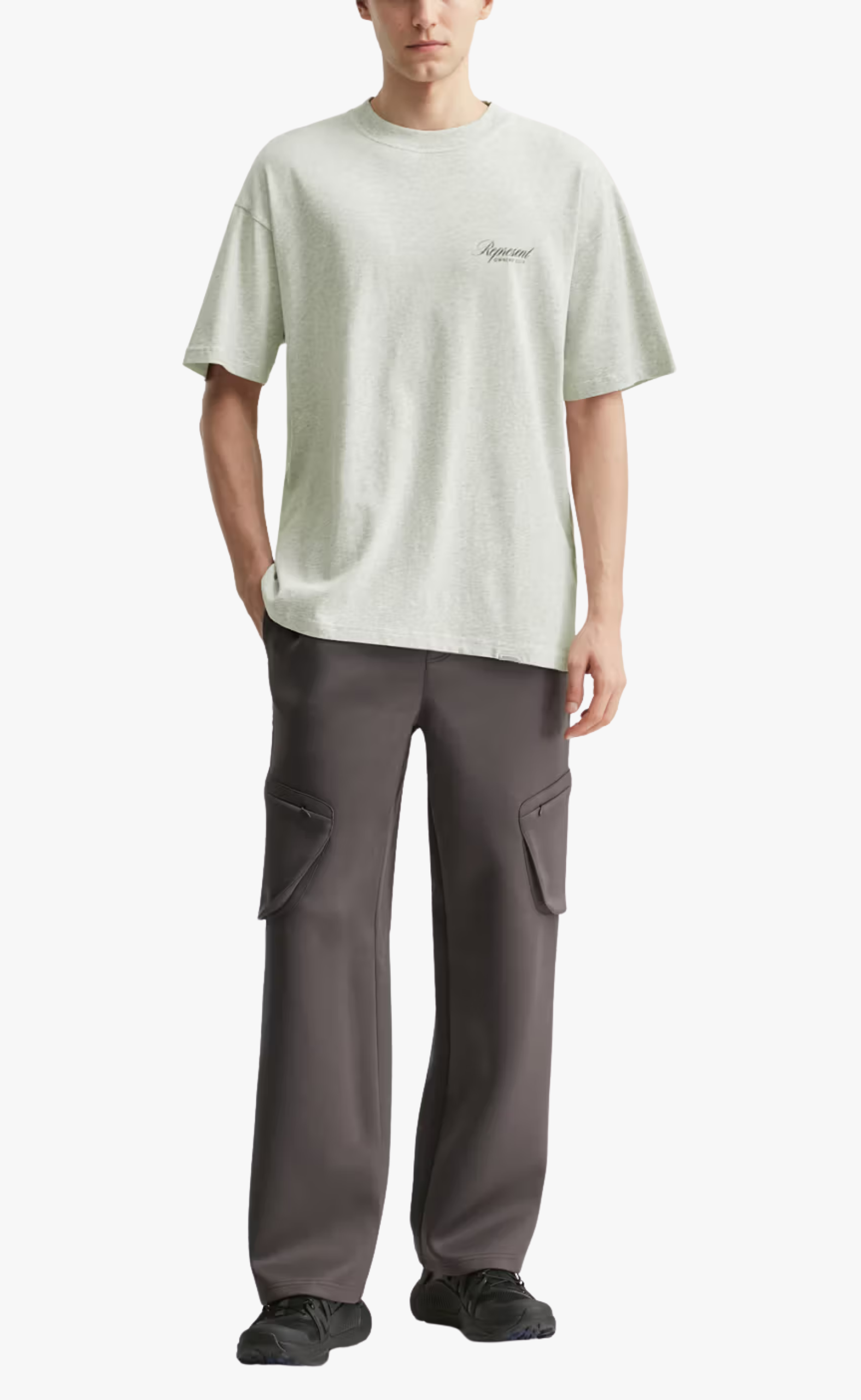OWNERS CLUB SCRIPT CREAM MARL T-SHIRT