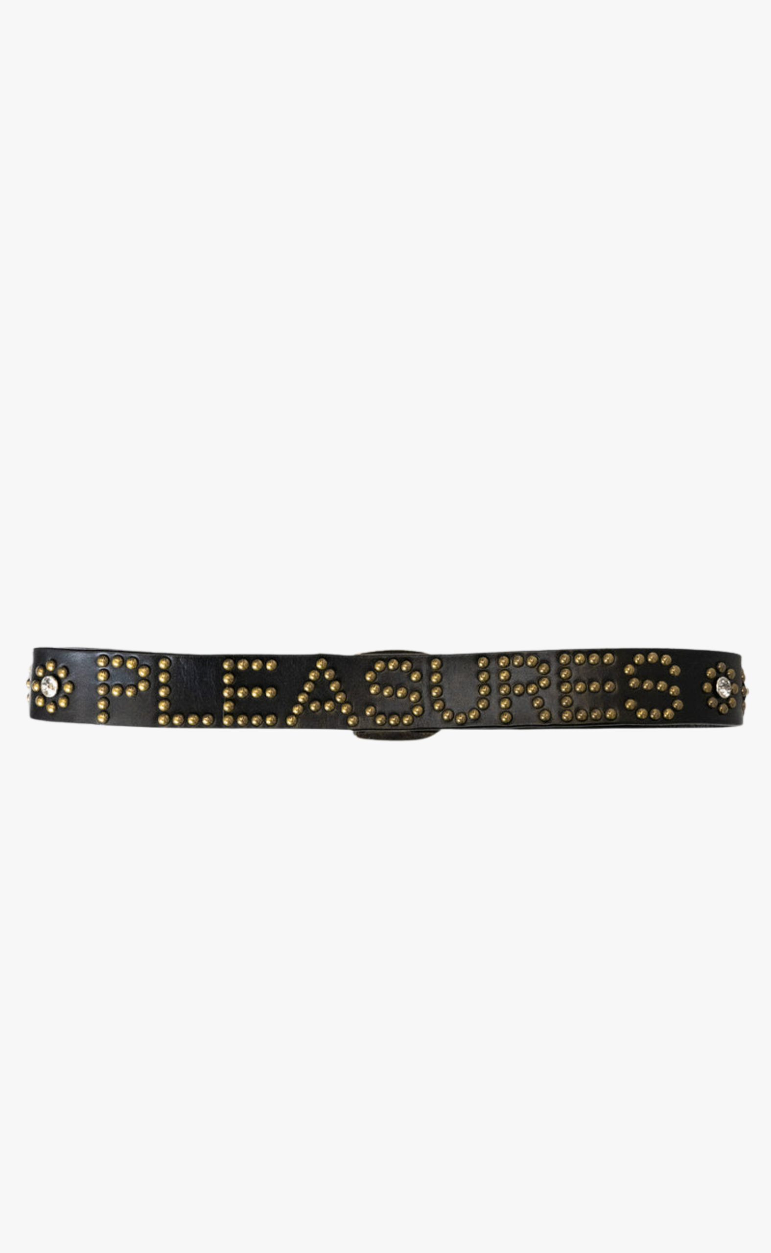STUDDED BLACK BELT